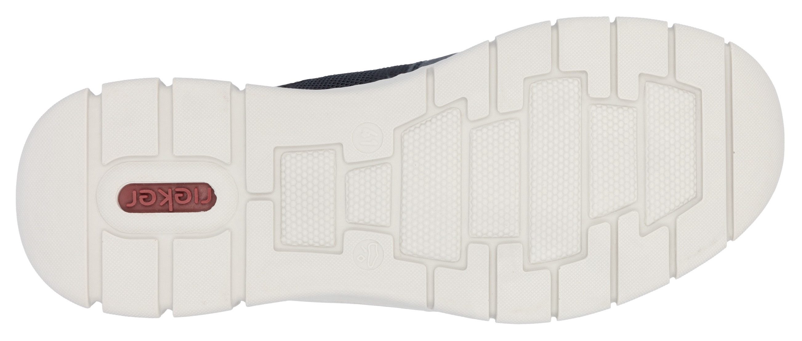 Rieker Slip-on sneakers , instapschoen, lage schoen, vrijetijdsschoen met elastiek, om in te stappen