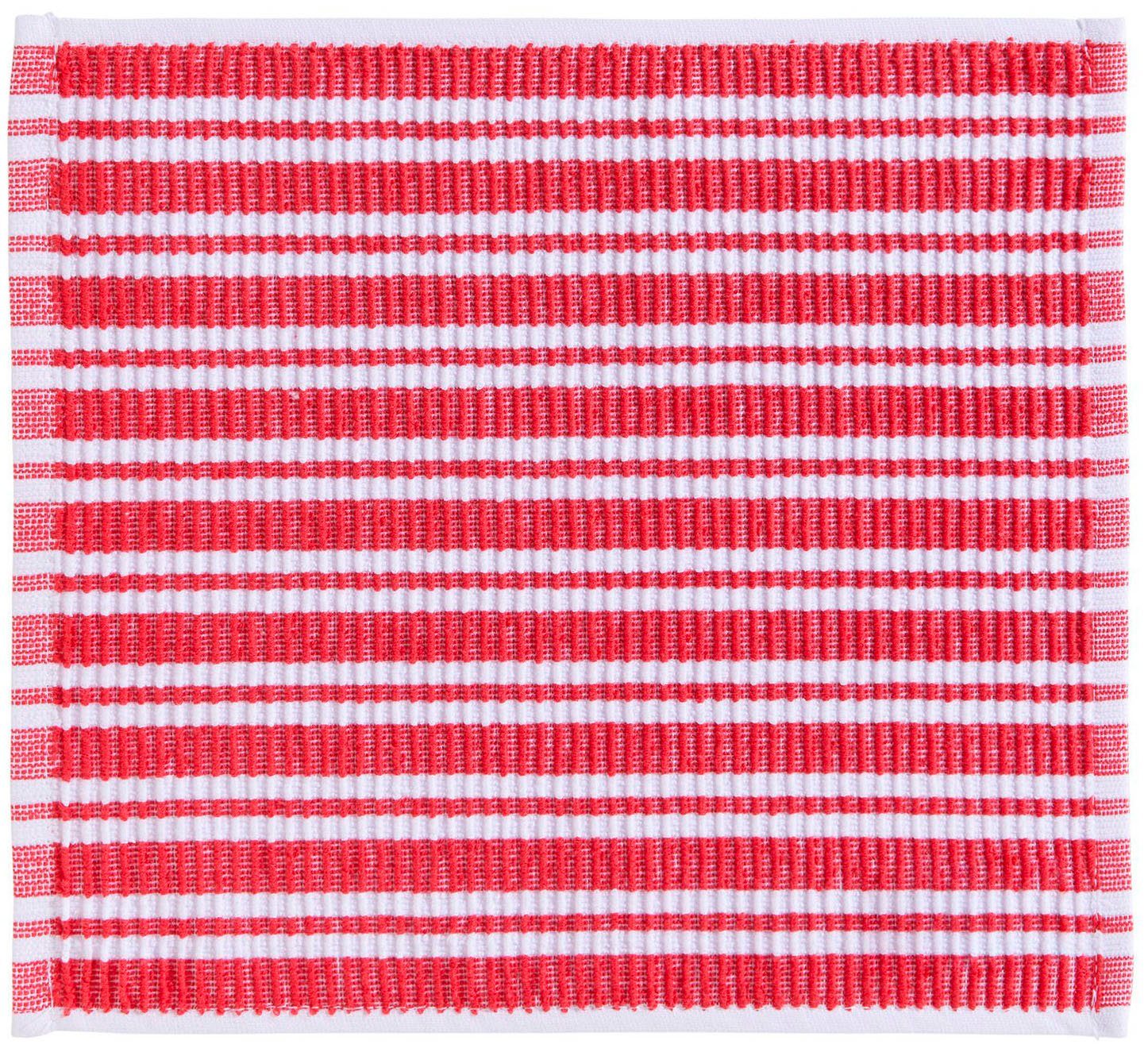 DDDDD Vaatdoek Stripe, 30x30 cm, van 100% katoen met luxueuze ribstructuur en optimale vochtabsorptie (set, 4-delig)