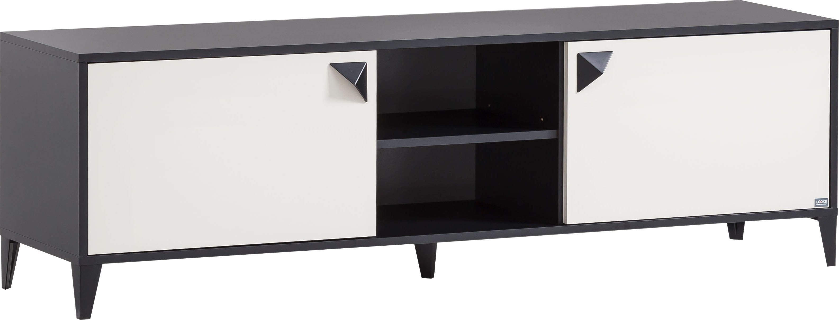 LOOKS BY WOLFGANG JOOP Tv-meubel Looks Classic Met hoogwaardig metalen beslag en soft-closescharnieren
