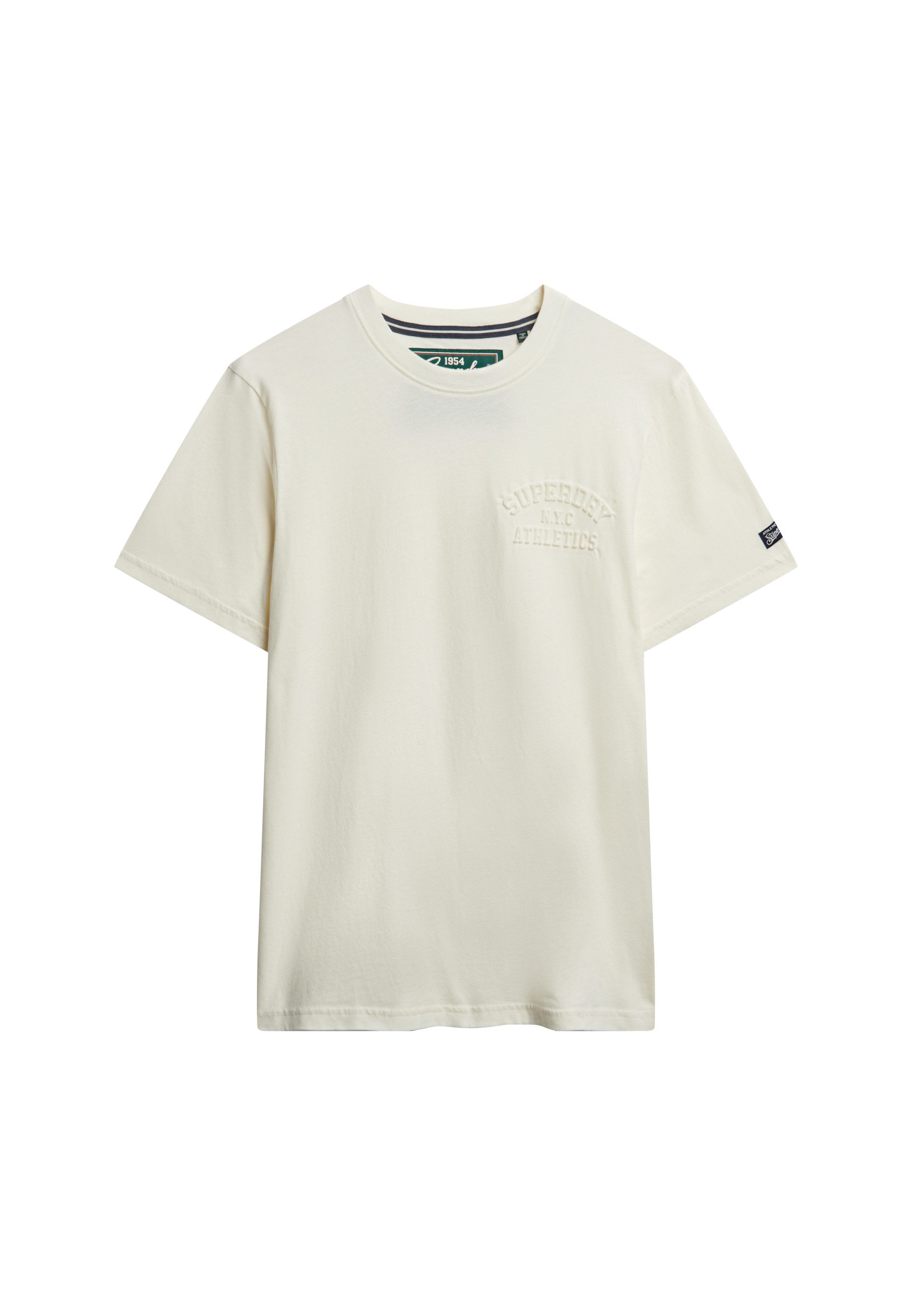 Superdry Shirt met ronde hals ATHLETIC EMBOSS RELAXED TEE