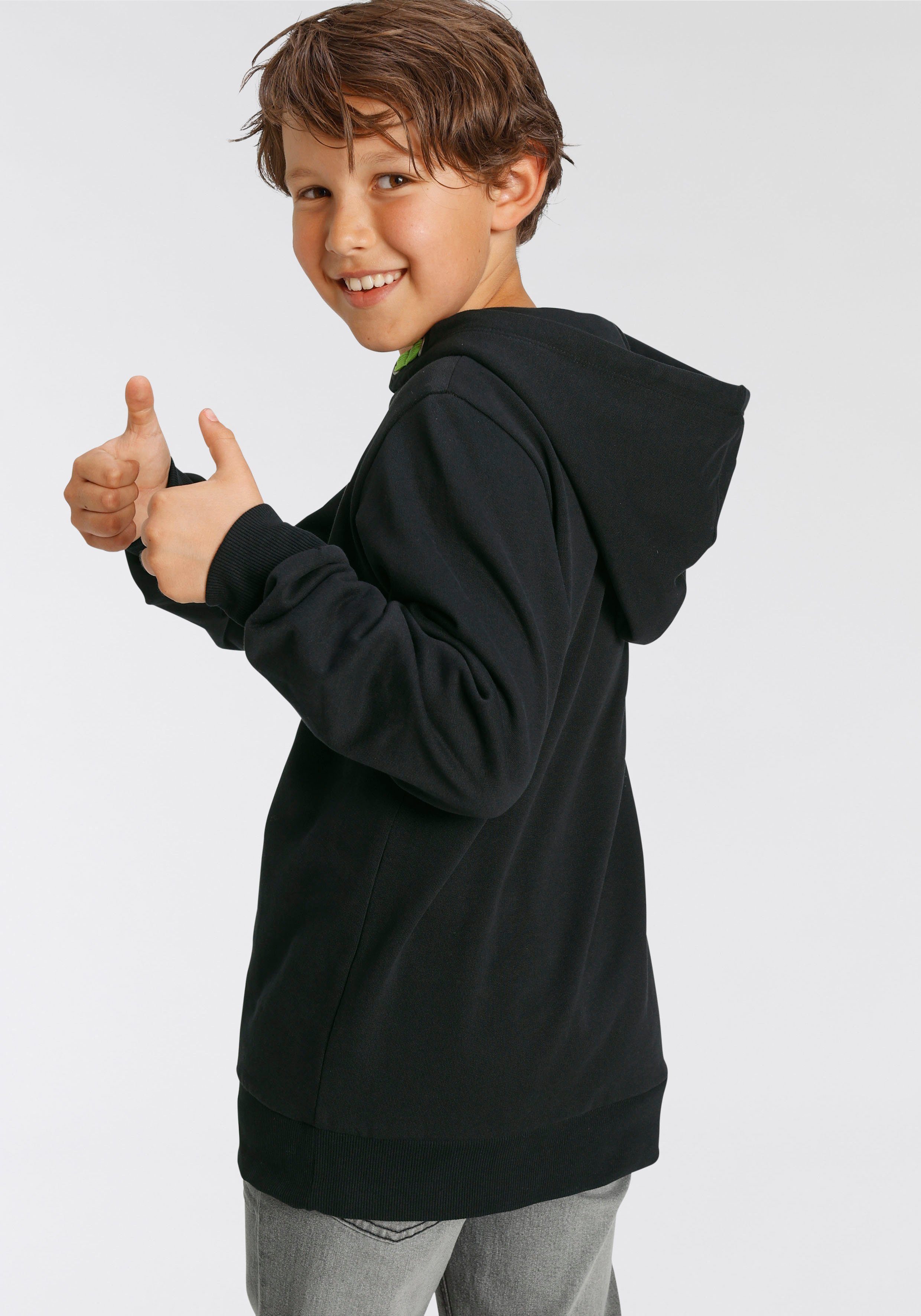KIDSWORLD Hoodie CAN´T GET ENOUGH - quote bedrukt ontwerp, van katoen