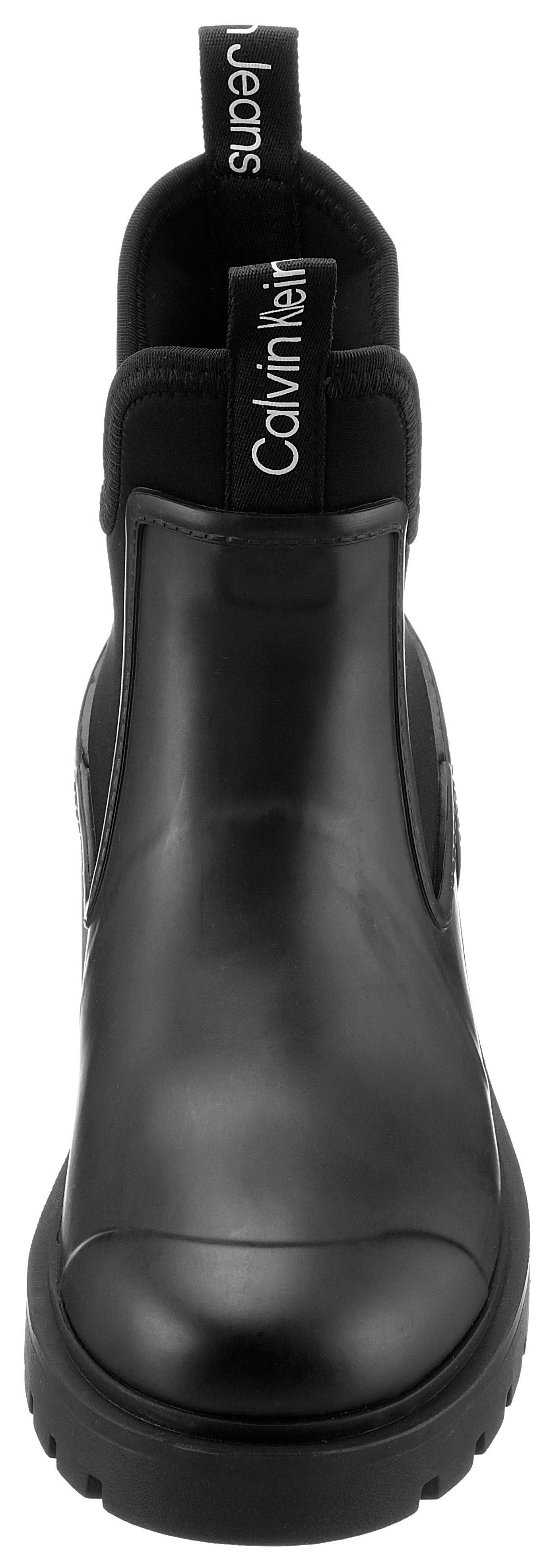 Calvin Klein Rubberlaarsjes MID RAINBOOT CHELSEA chelseaboots, enkellaars met coole instap