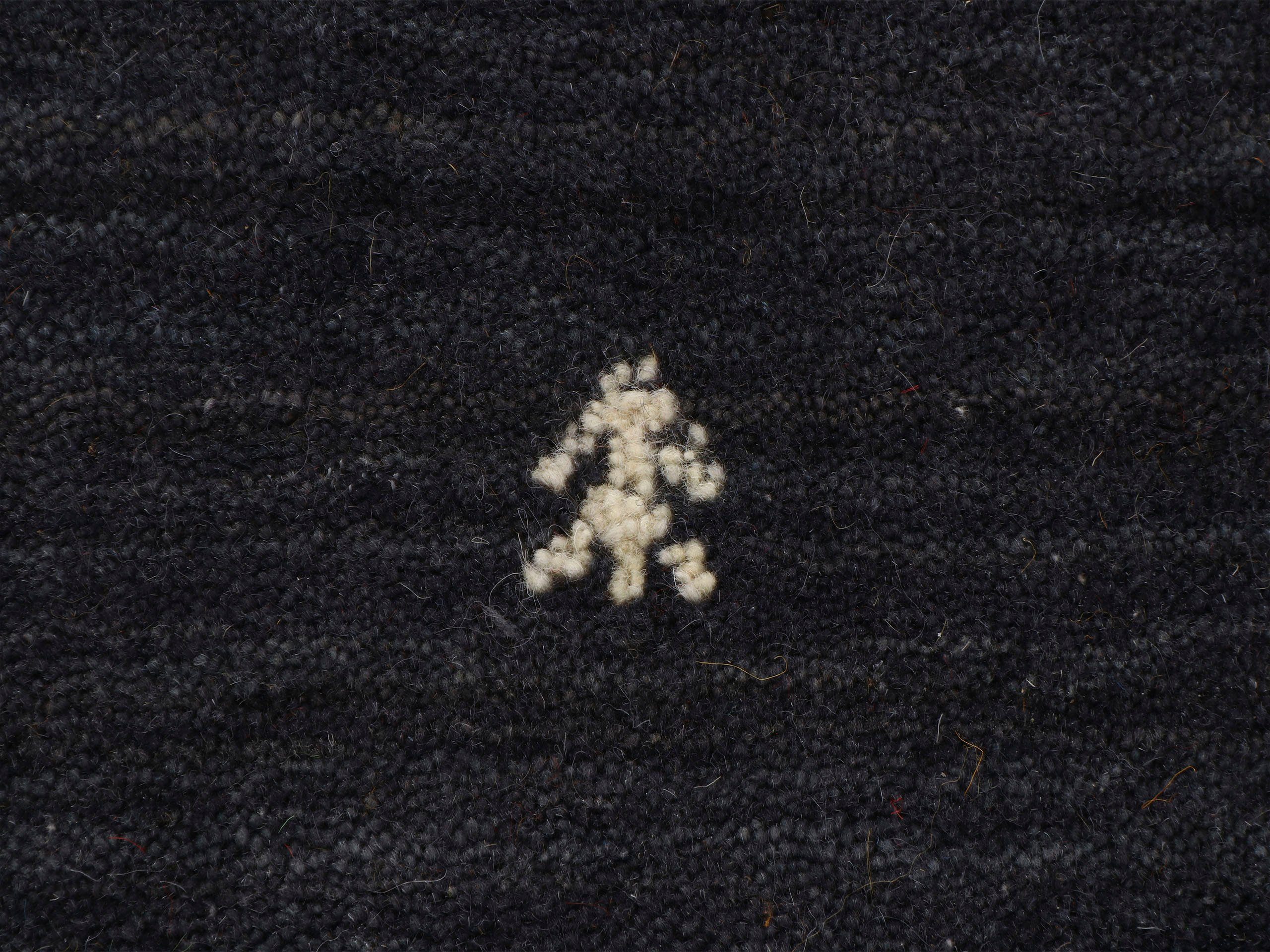carpetfine Wollen kleed Gabbeh Uni, ook als loper verkrijgbaar