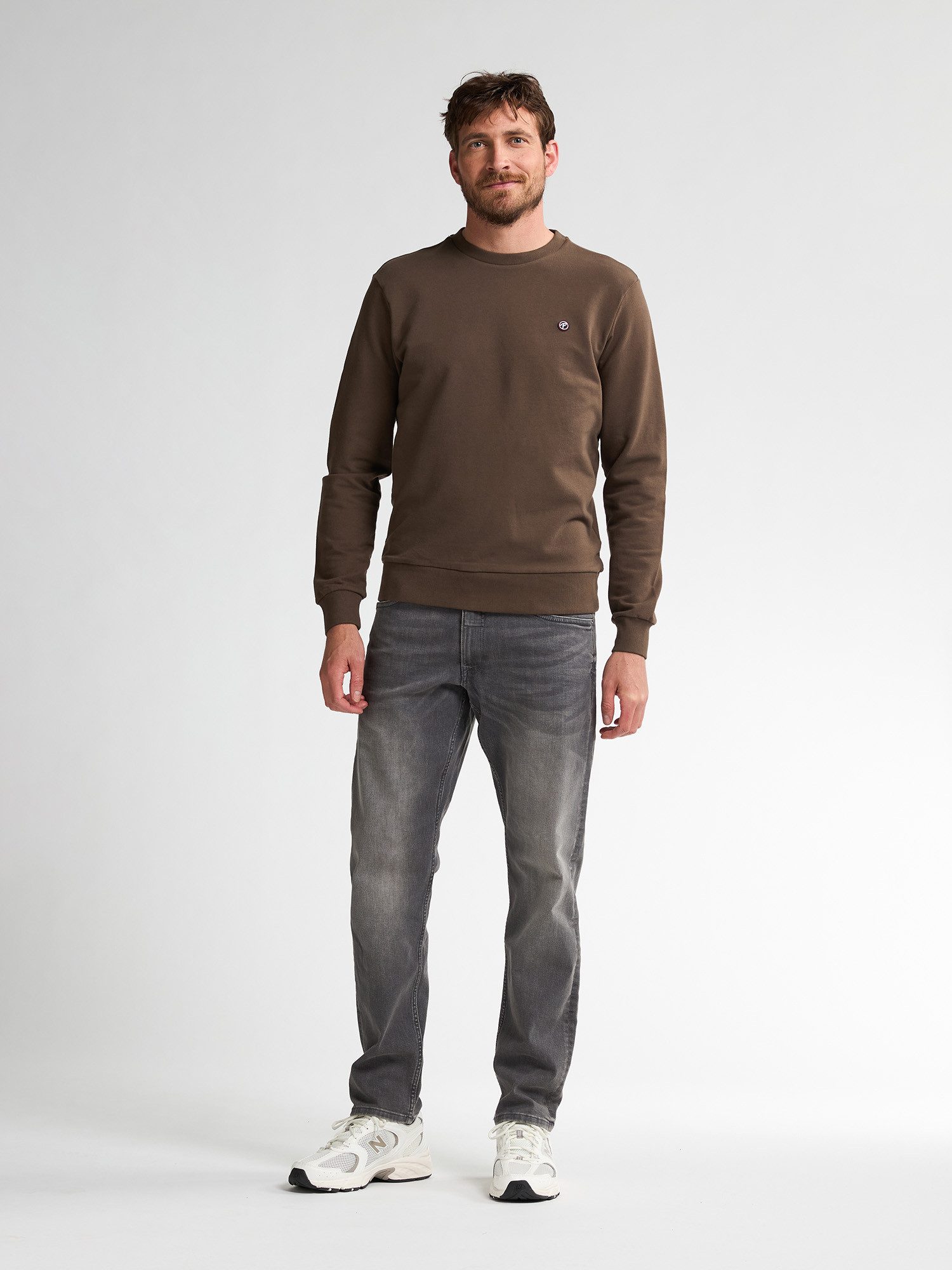 Petrol Industries Sweatshirt met geborduurd logo