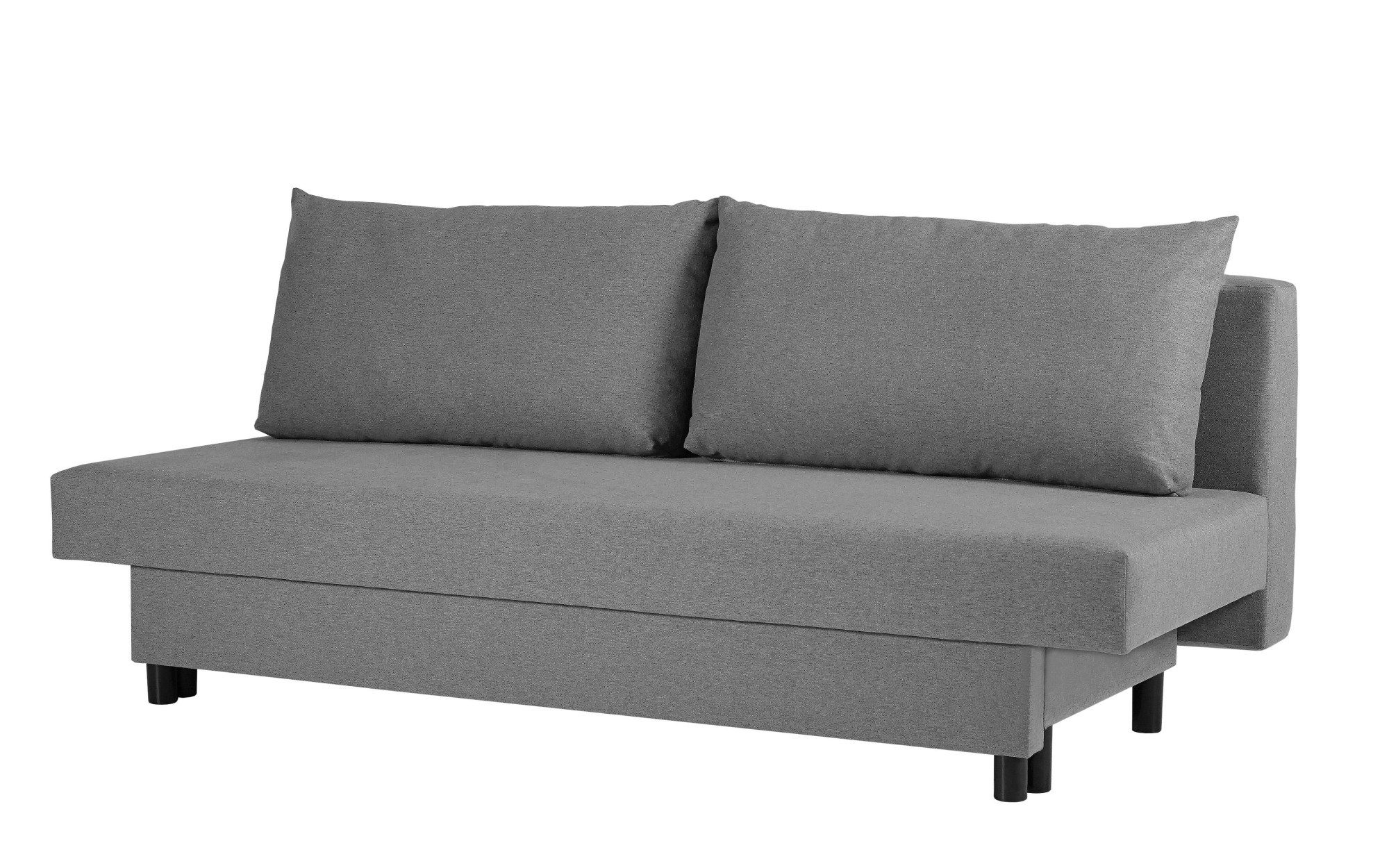 INOSIGN 3-zitsbank SAWYER slaapbank met bedlade en golfvering onderhoudsvriendelijke bekleding: velvet & structuur, b/d/h 193/86/83,5 cm
