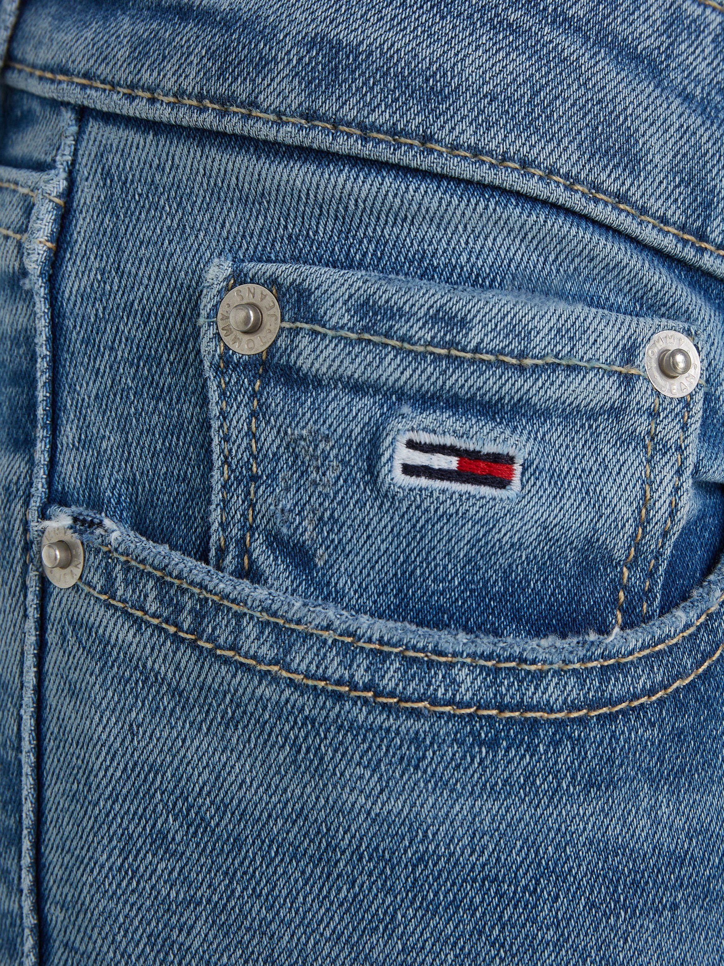 TOMMY JEANS Skinny fit jeans Nora met merklabel & badge