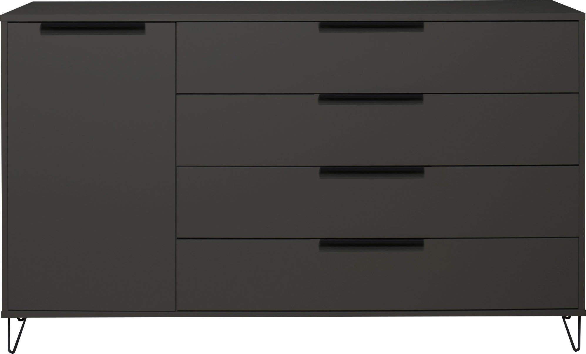 Mäusbacher Highboard Bonnie TOPSELLER! Highboard met draadframe highboards zwart