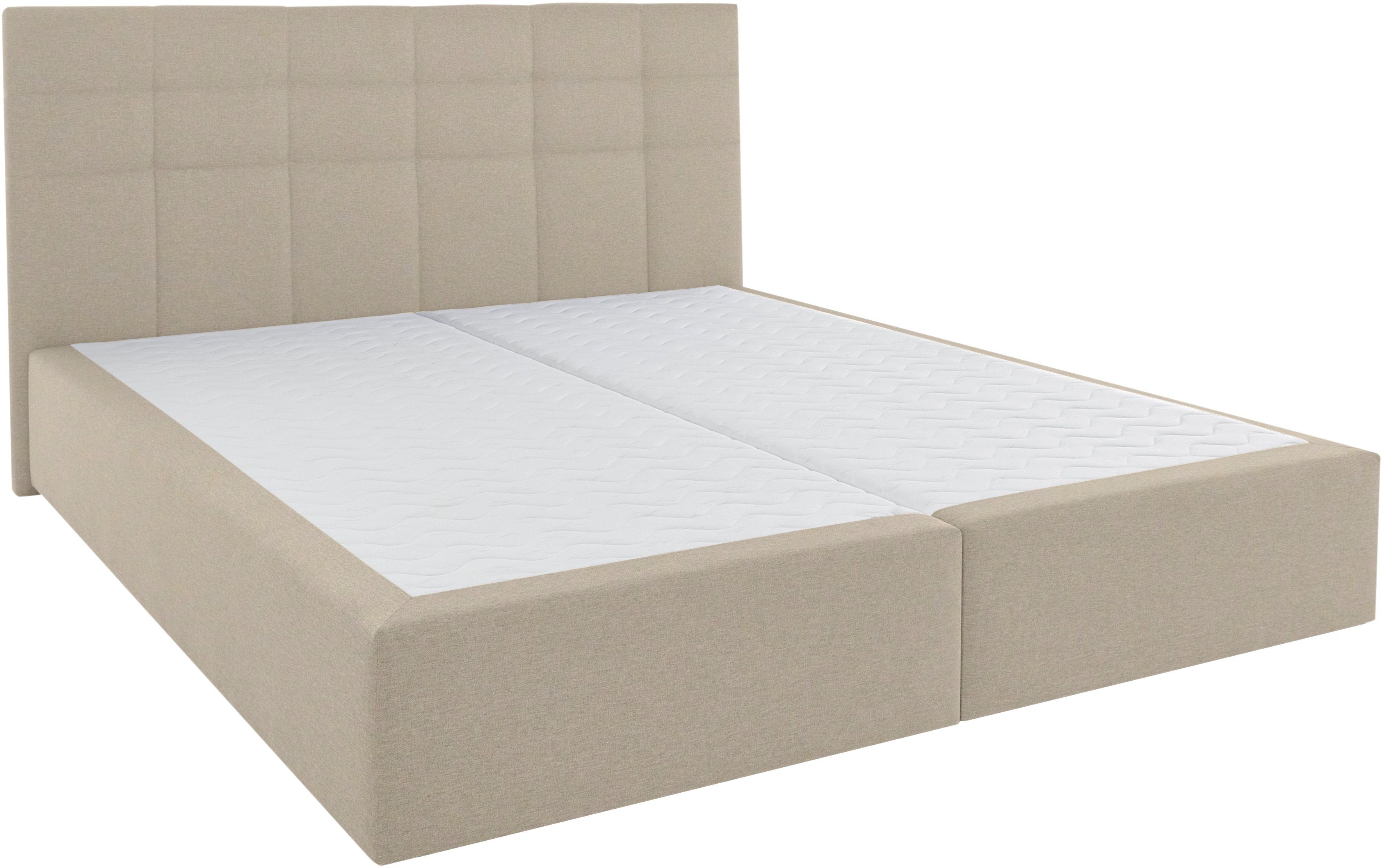 INOSIGN Boxspring OVALO optioneel met bedbox, verkrijgbaar in h2, h3 & h4