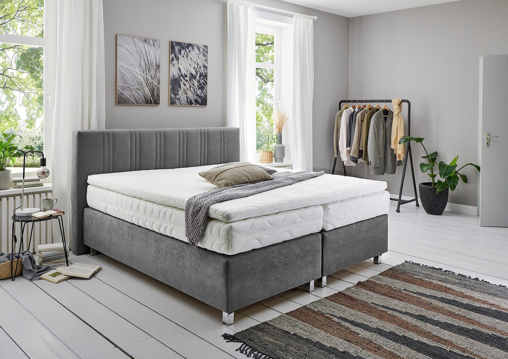 Westfalia Polsterbetten Boxspring naar keuze met bedkist en topmatras