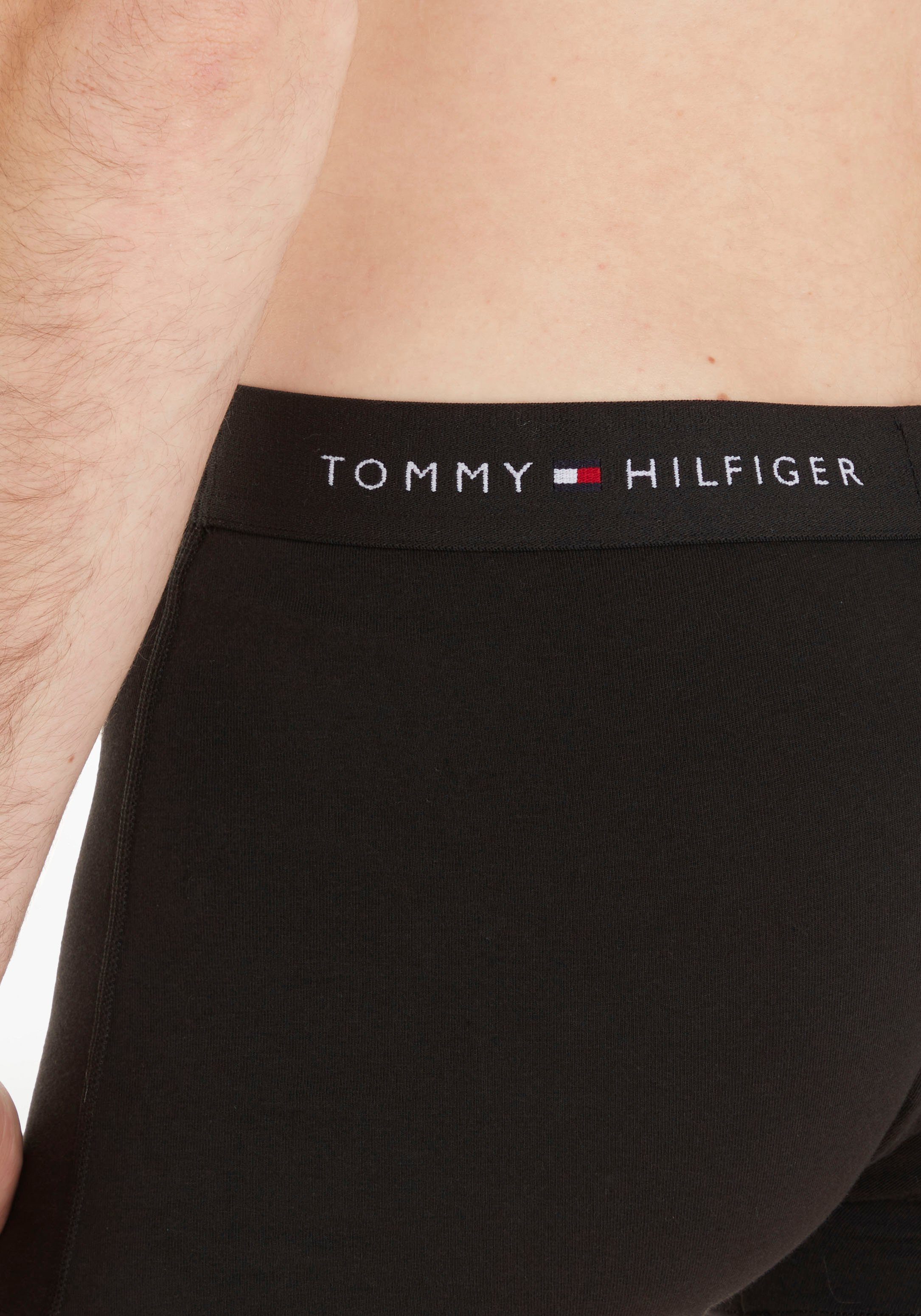 Tommy Hilfiger Underwear Boxershort 3P WB TRUNK met contrasterende logo-band (3 stuks)