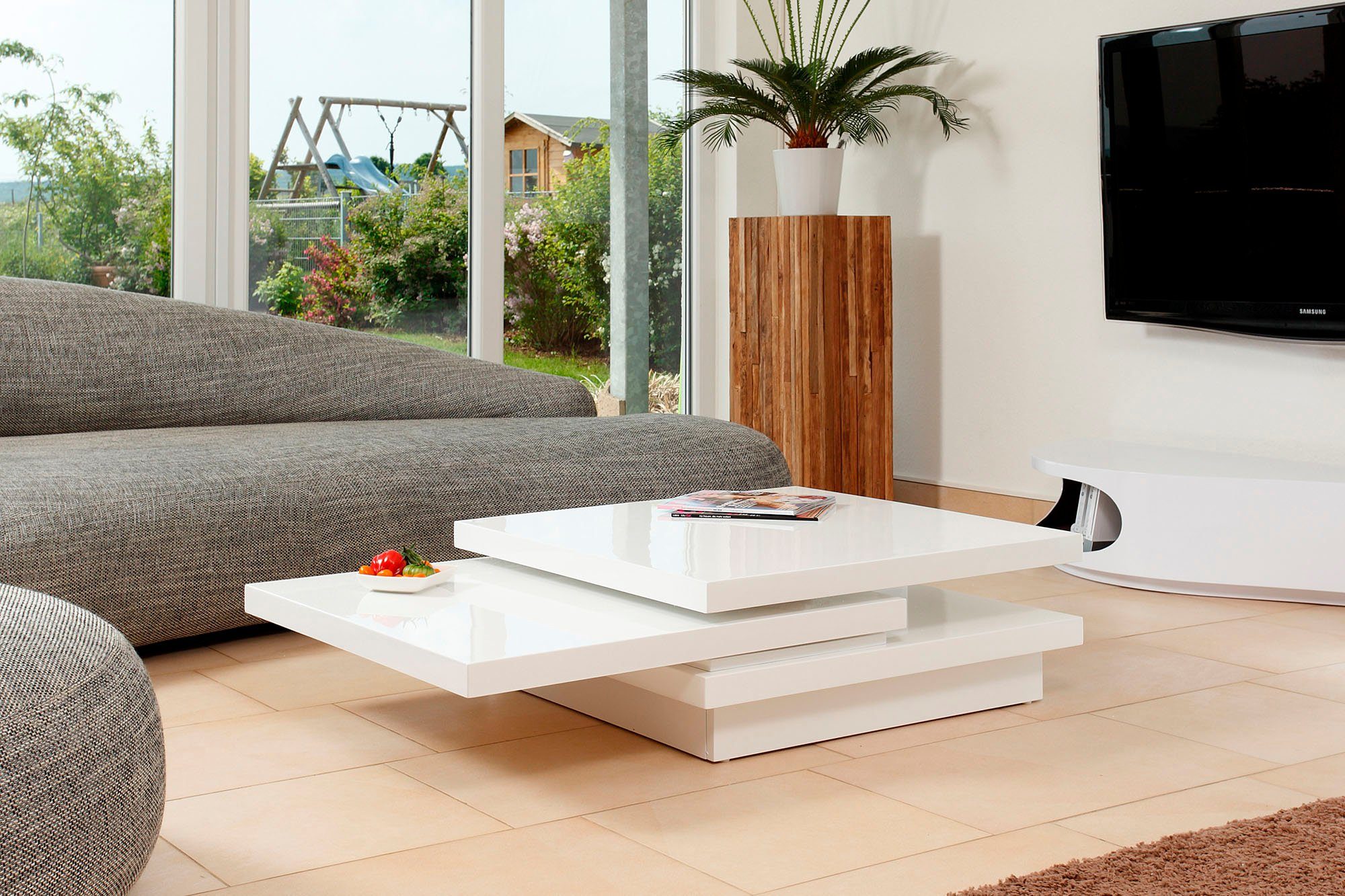 SalesFever Salontafel Draaibaar tafelblad om 360°