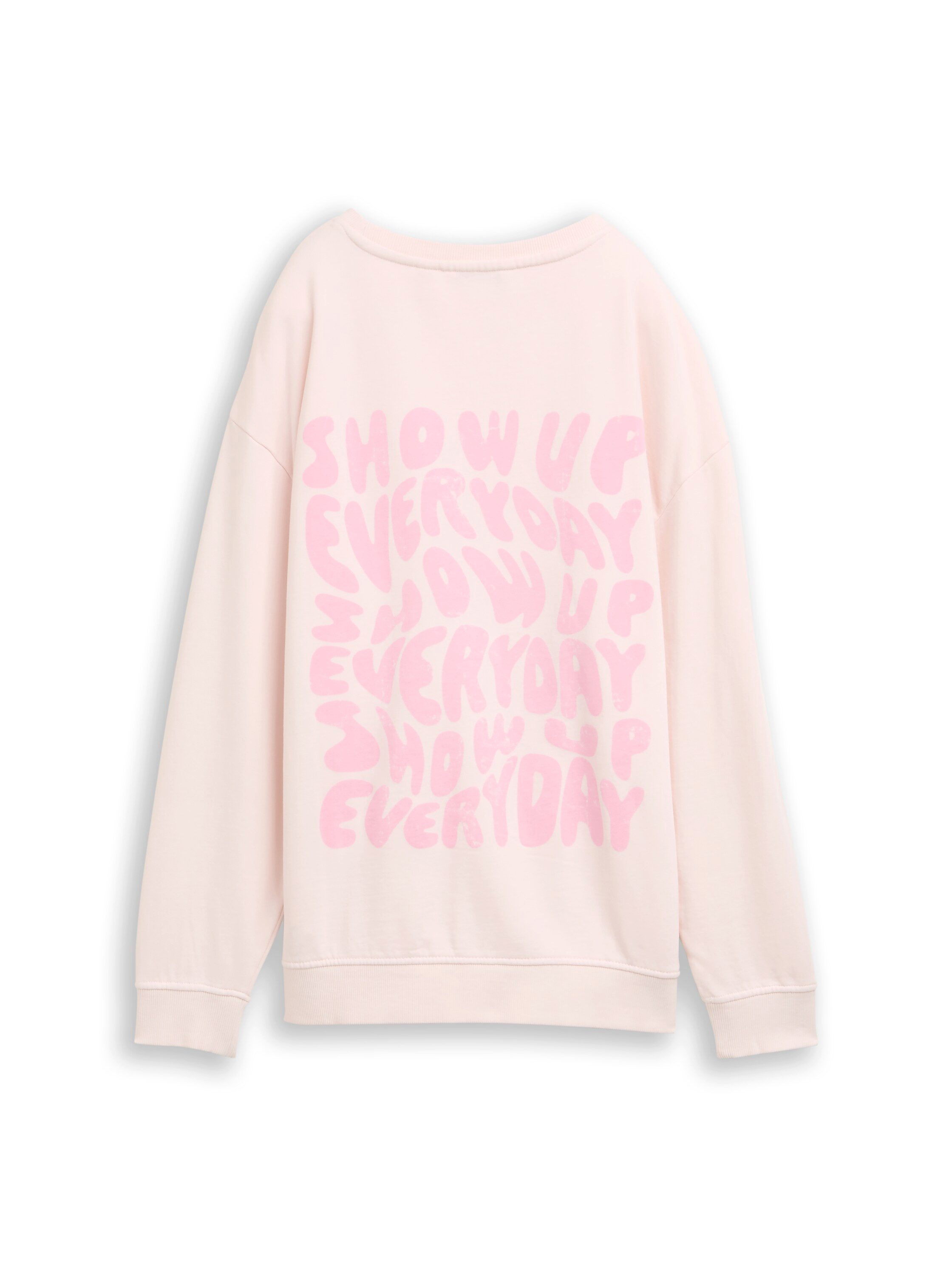 Tom Tailor Sweatshirt met print op de achterkant