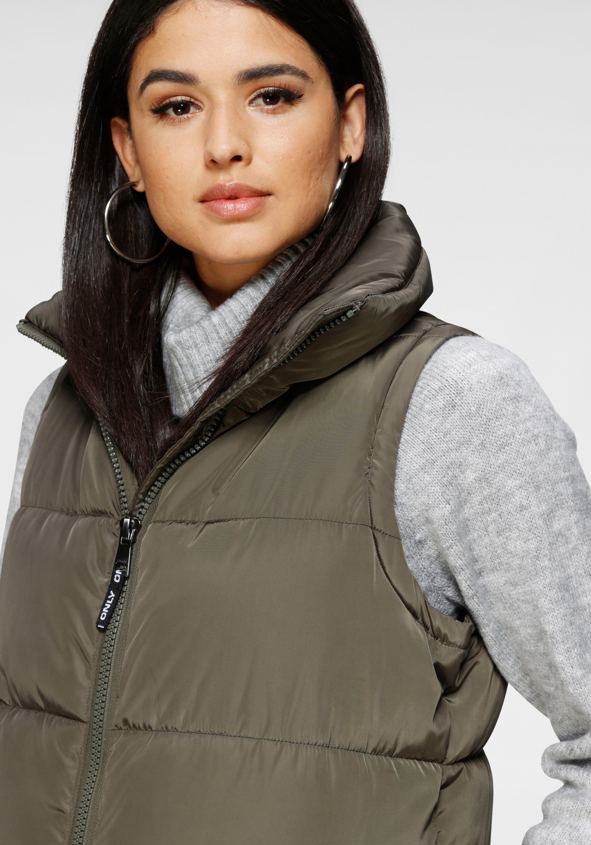 Only Gewatteerde jas ONLIRINA X-LONG 2IN1 PUFFER OTW