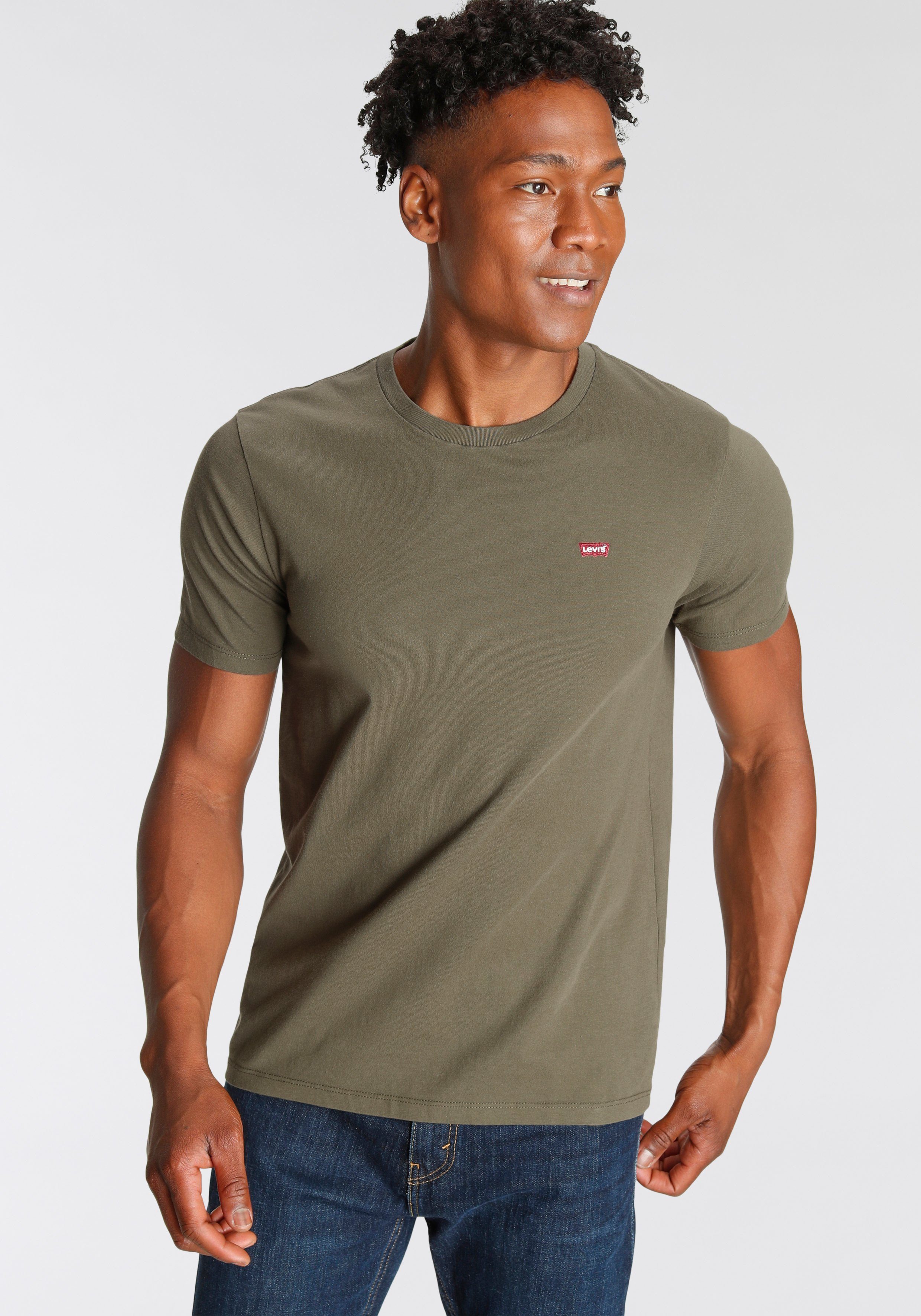 Levi's T-shirt ORIGINAL HM TEE heren t-shirts maat L groen