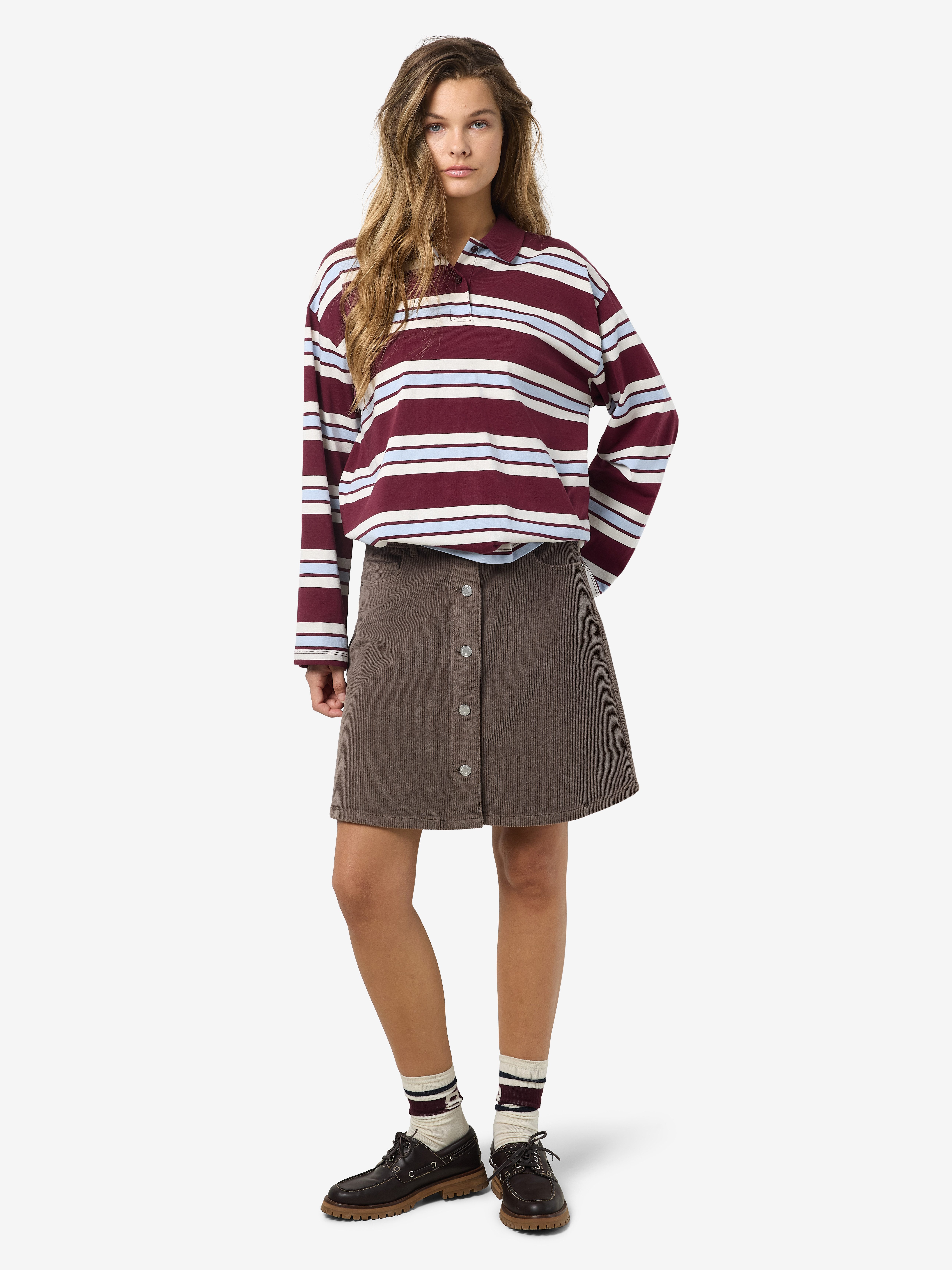 Noisy may Cordrok NMRONNIE NW A SHAPE SKIRT CORDUROY NOOS
