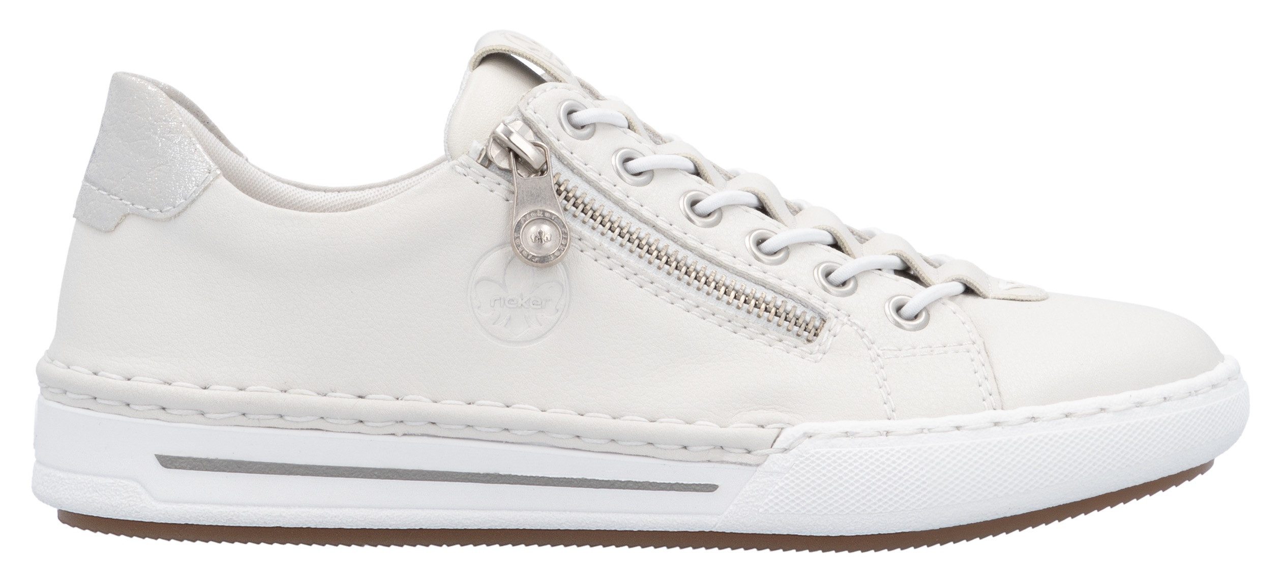 Rieker Slip-on sneakers , slippers, instapschoen, lage schoen, vrijetijdsschoen in smalle vorm