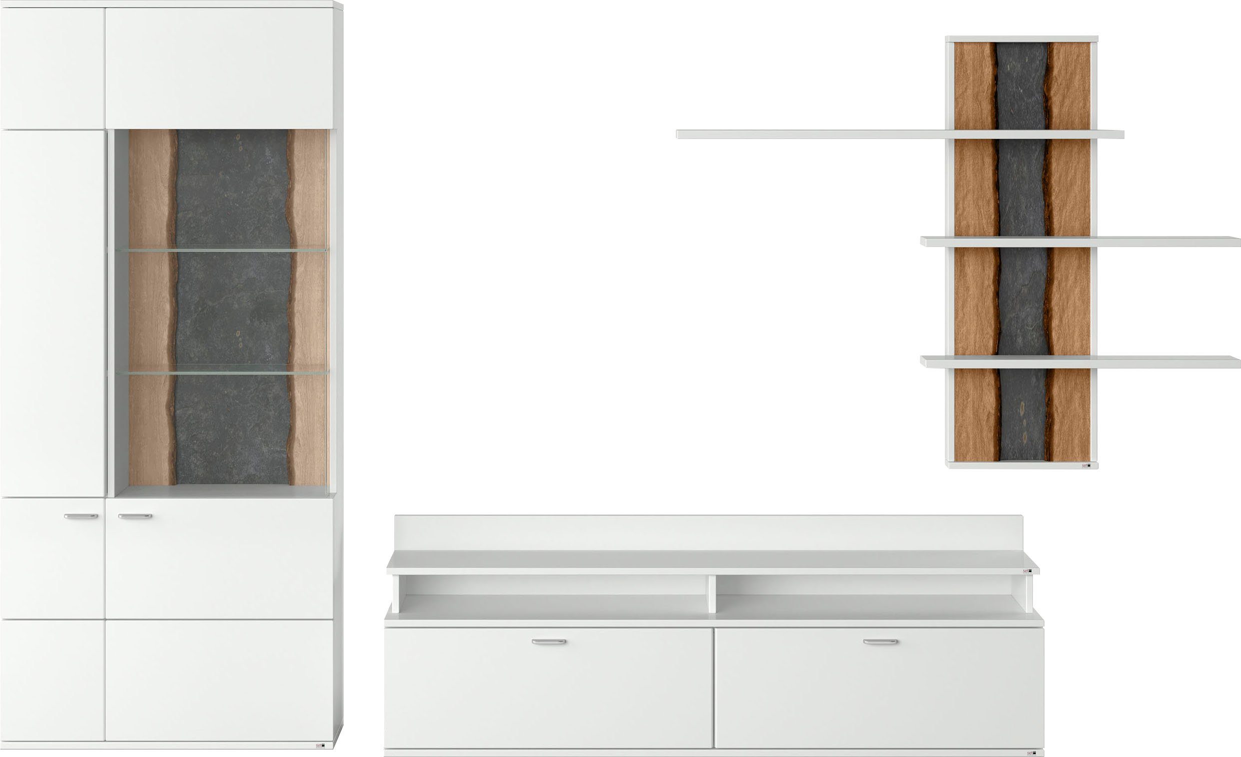 set one by Musterring Wandmeubel Tacoma Type 01, met wandrek (set, 4-delig)