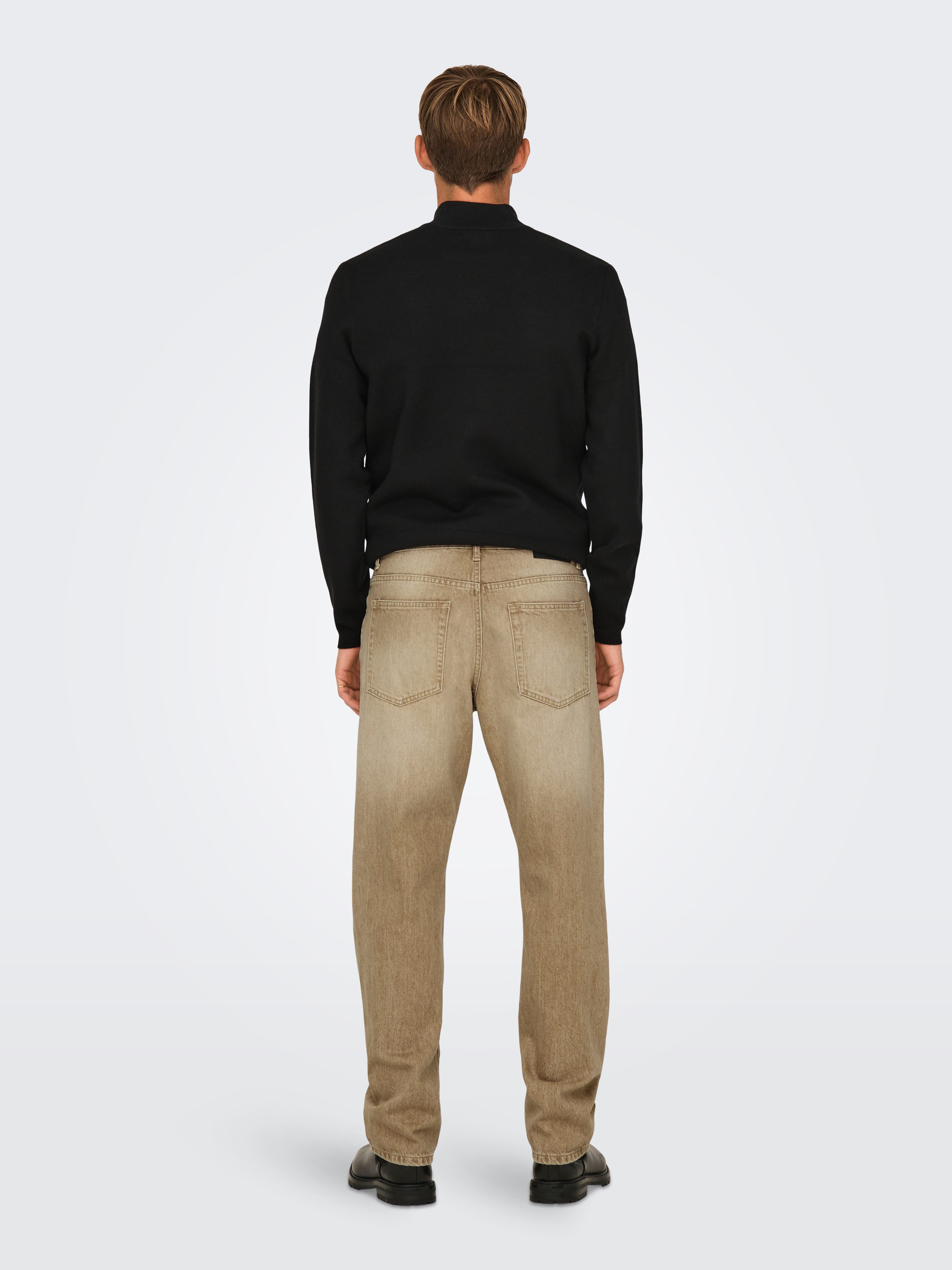 ONLY & SONS Regular fit jeans ONSEDGE STRAIGHT BROMO 0017 DOT DNM NOOS
