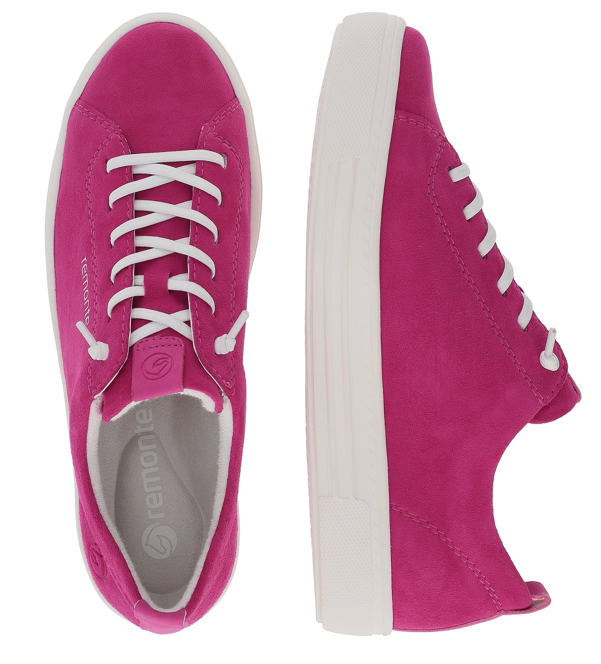 Remonte Slip-on sneakers Plateau sneaker, slipper, vrijetijdsschoen met praktische verwisselbare inlegzool
