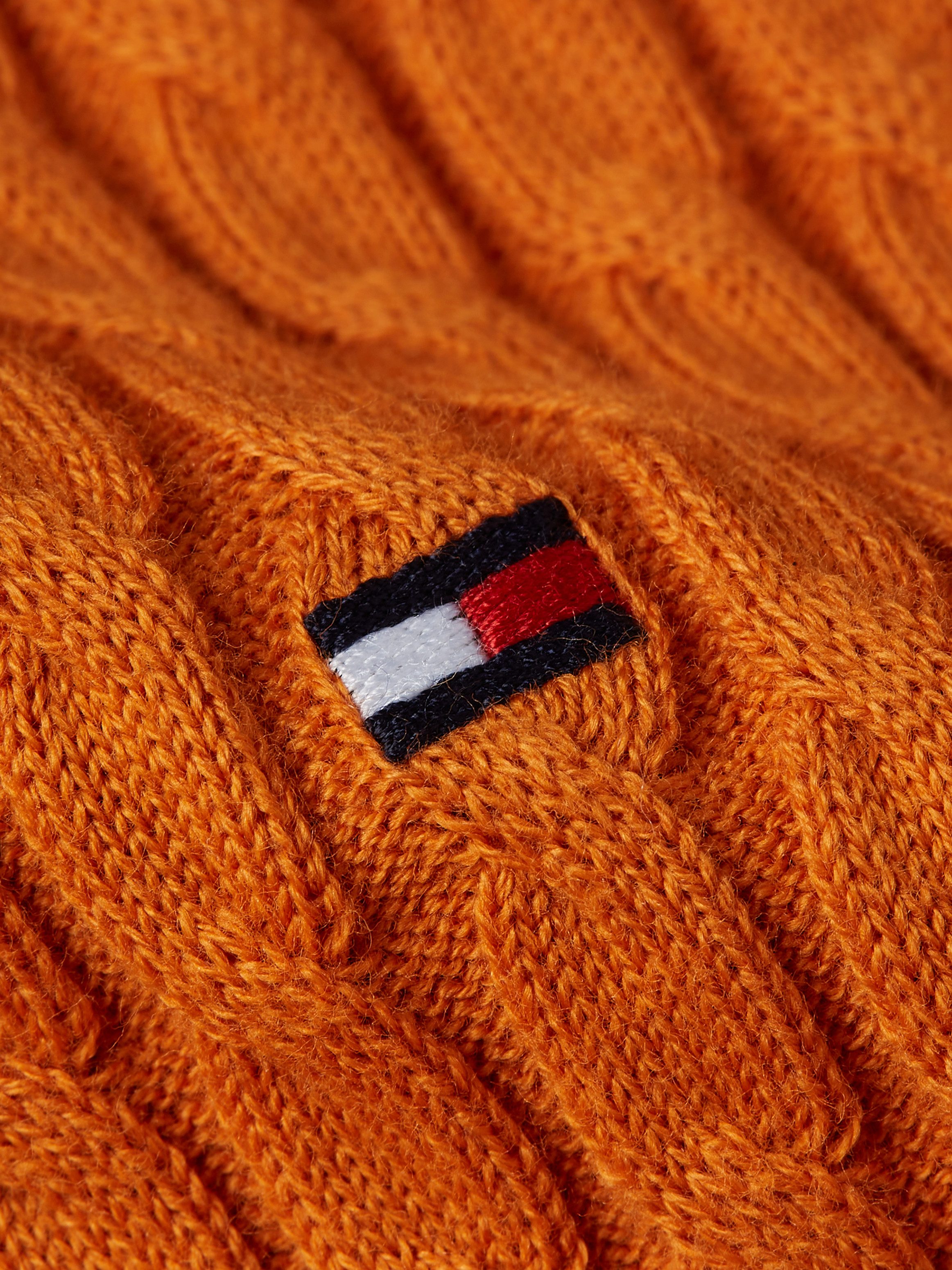 Tommy Hilfiger Trui met ronde hals CO CABLE C-NK SWEATER
