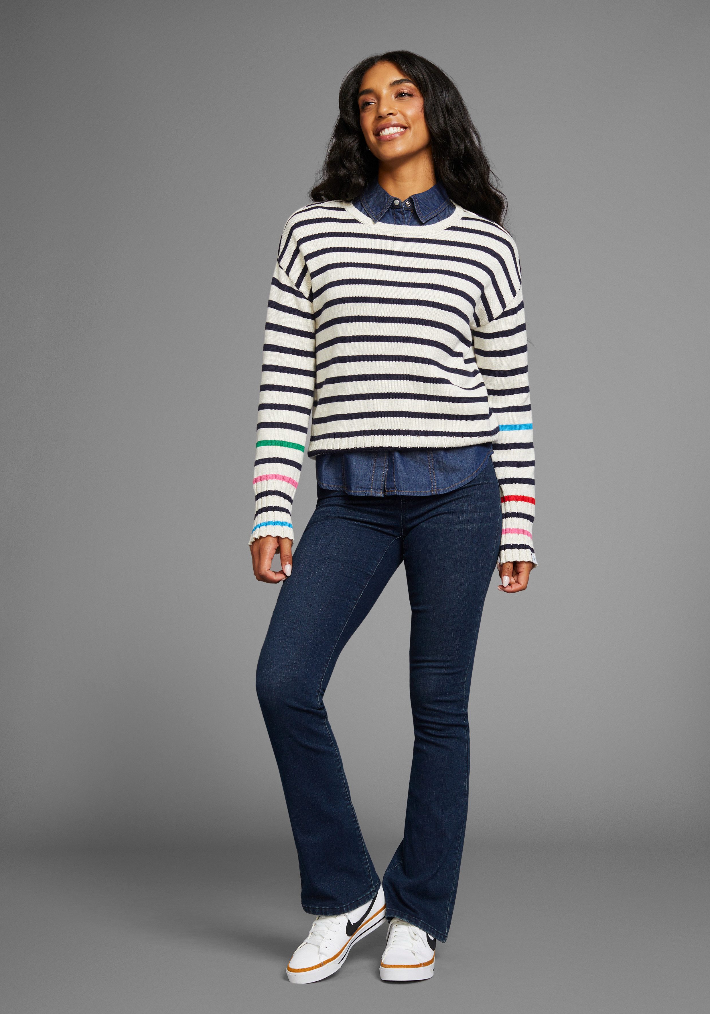 Arizona Jeggings Bootcut met lichte thermo-effect