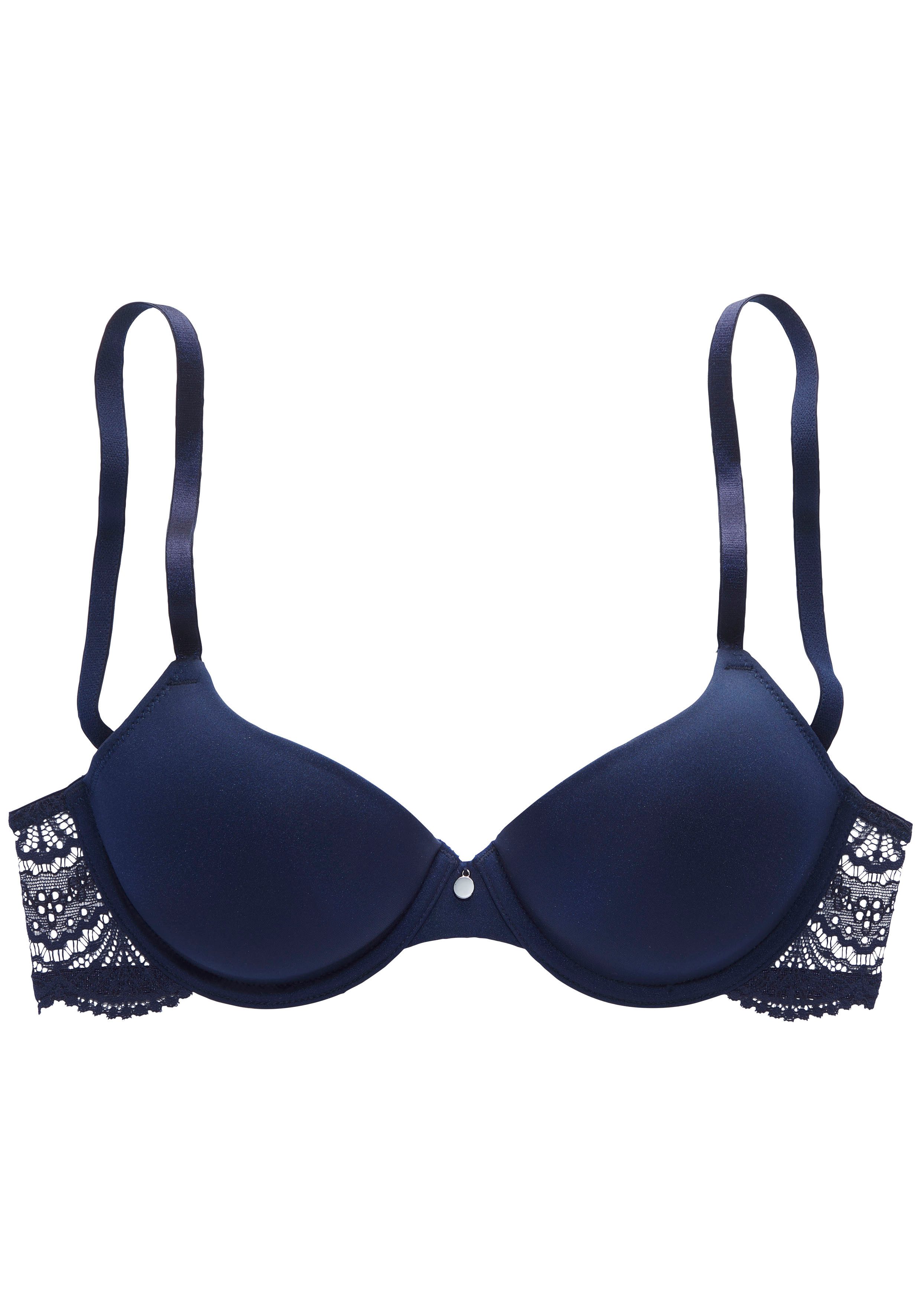 s.Oliver RED LABEL Beachwear Bh met steuncups Pauline met beugel en mooie kantrug, lingerie