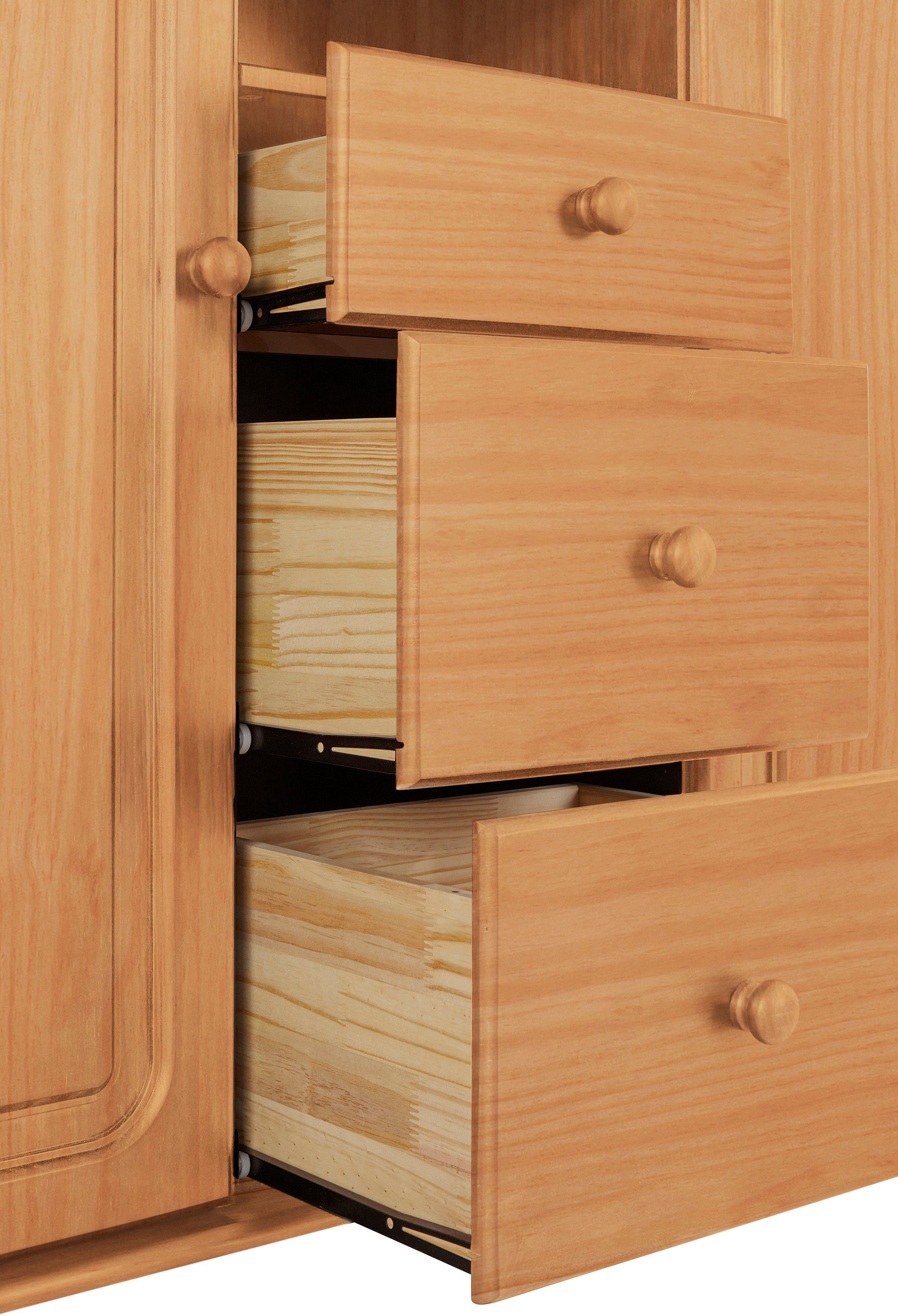 Home affaire Highboard Mette Opbergkast met 3 lades en verstelbare planken