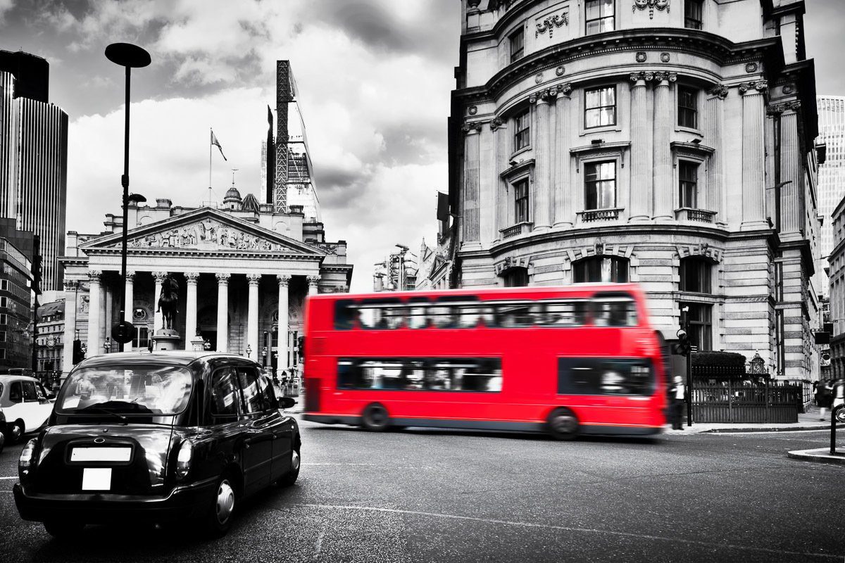 Papermoon Fotobehang London Doubledecker