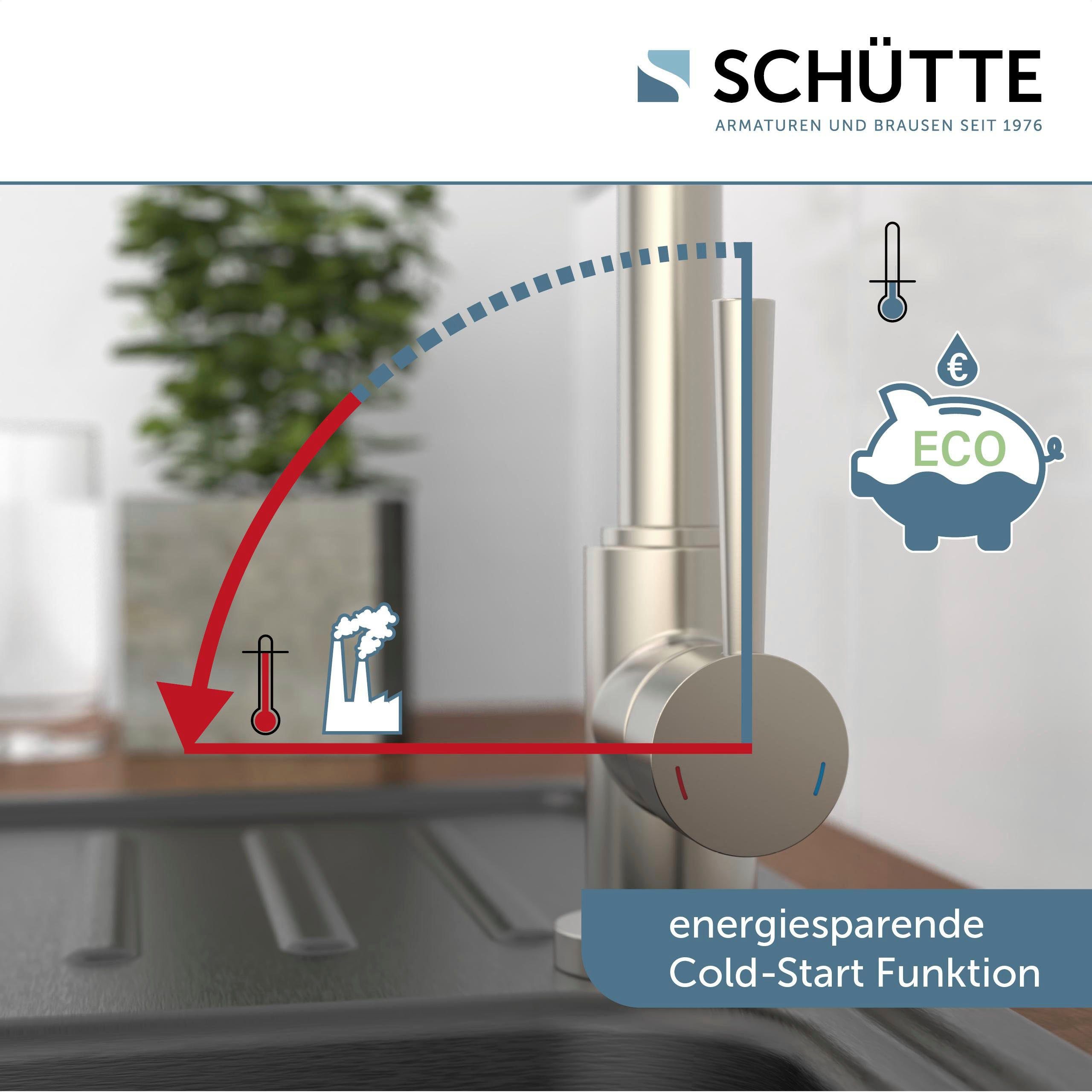 Schütte Gootsteen kraan Cornwall energiebesparende cold-start, 360° zwenkbare mengkraan, hoge druk
