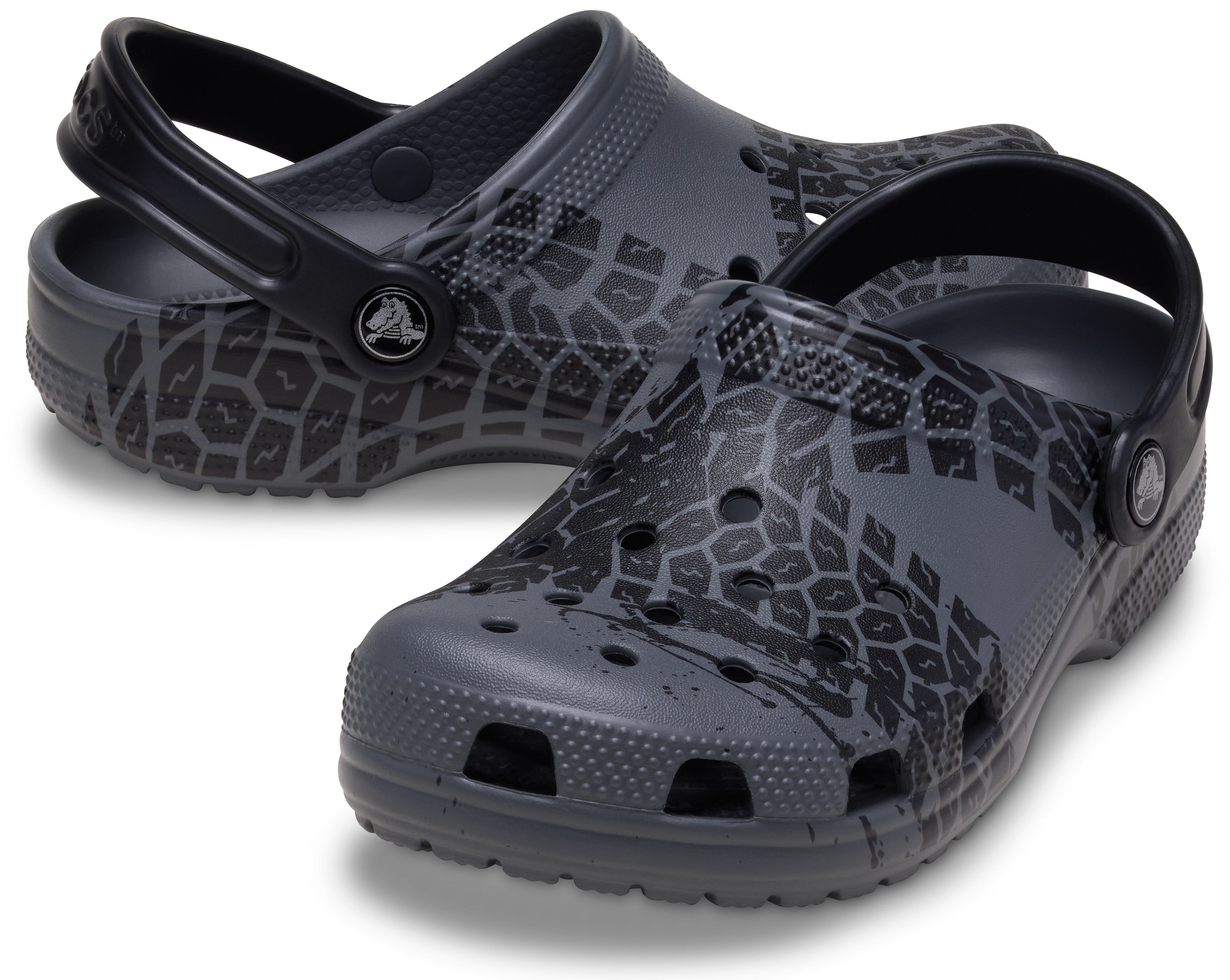 Crocs Clogs Classic Tire Print