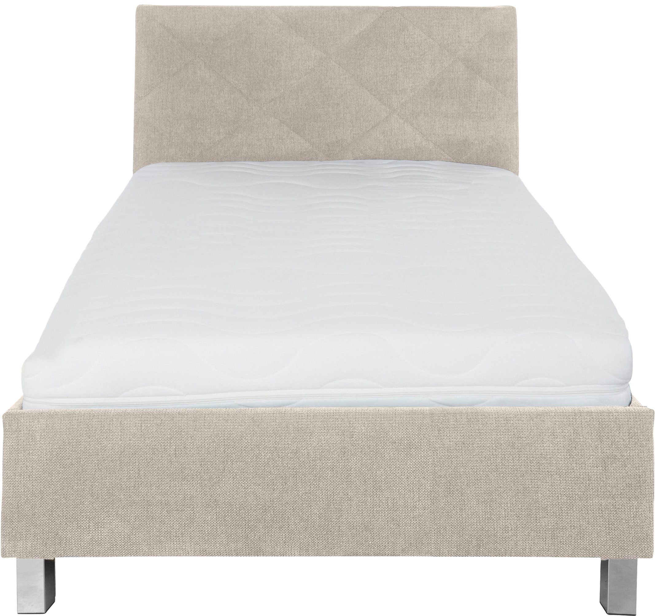 Westfalia Polsterbetten Gestoffeerd bed Padua met ruitvormig quiltwerk, keuze uit 3 verschillende typen matrassen