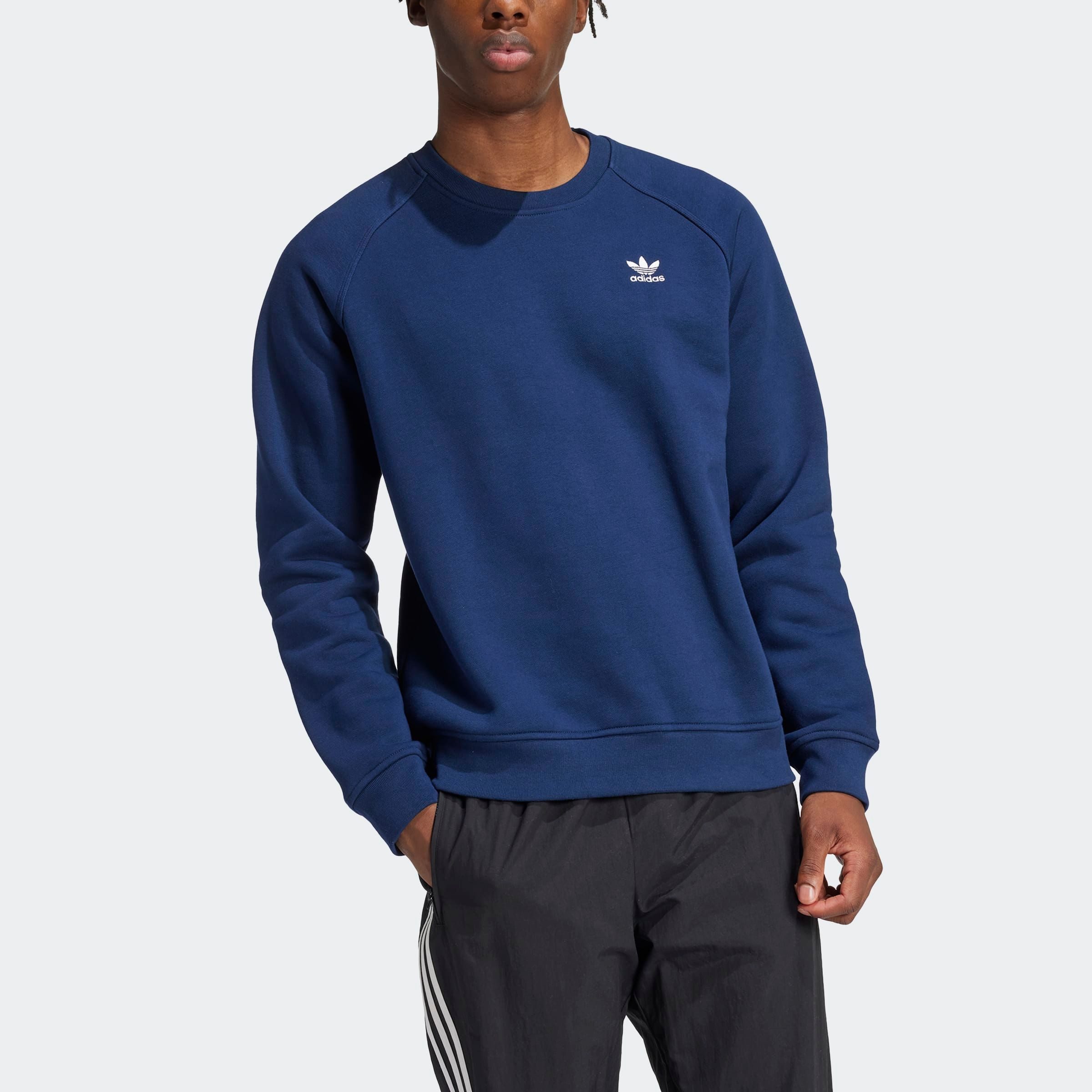 adidas Originals Sweatshirt ESS CREW Essentials pullover, zachte binnenkant