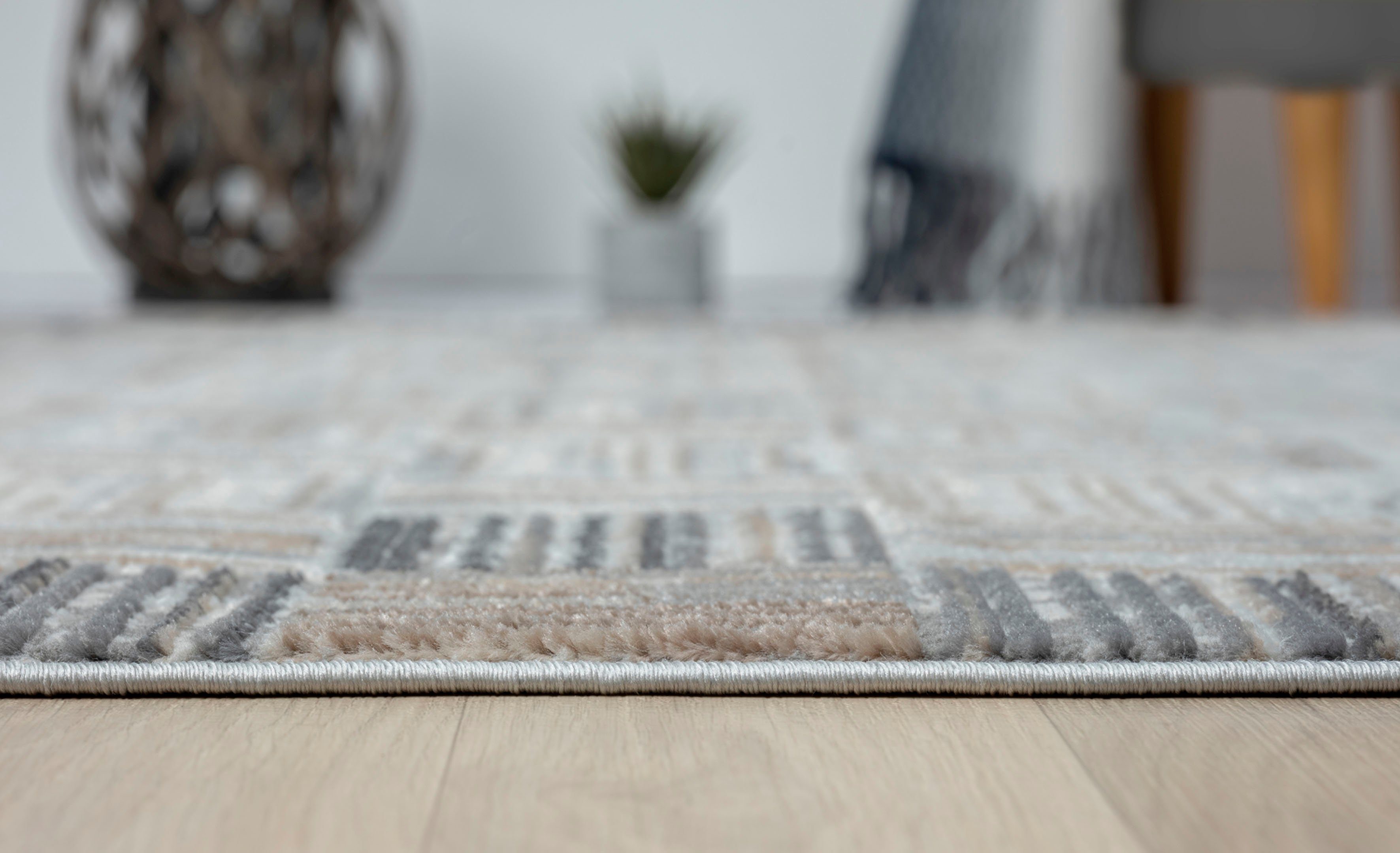 Myflair Möbel & Accessoires Vloerkleed Mijn stemming voorraadopruiming Kortpolig, Scandi-ontwerp, met rand, bijzonder zacht door microvezel
