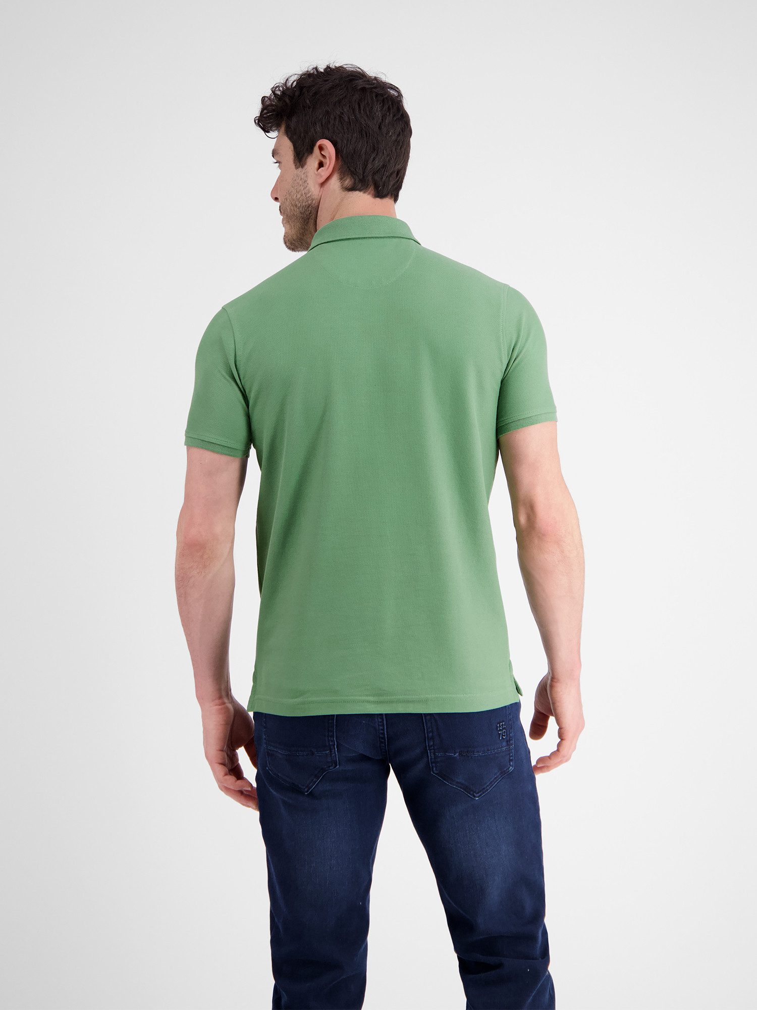 Lerros Poloshirt LERROS klassieke polostijl in *Cool & Dry* piquékwaliteit