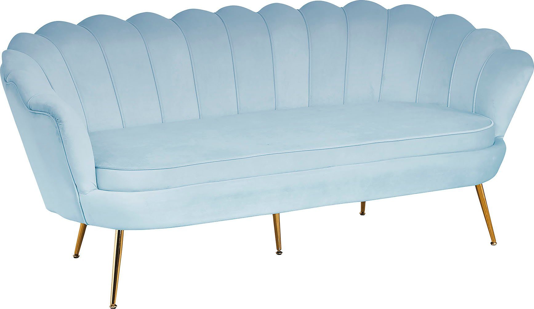 SalesFever 3-zitsbank Clam opvallend schelpdesign, breedte 180 cm