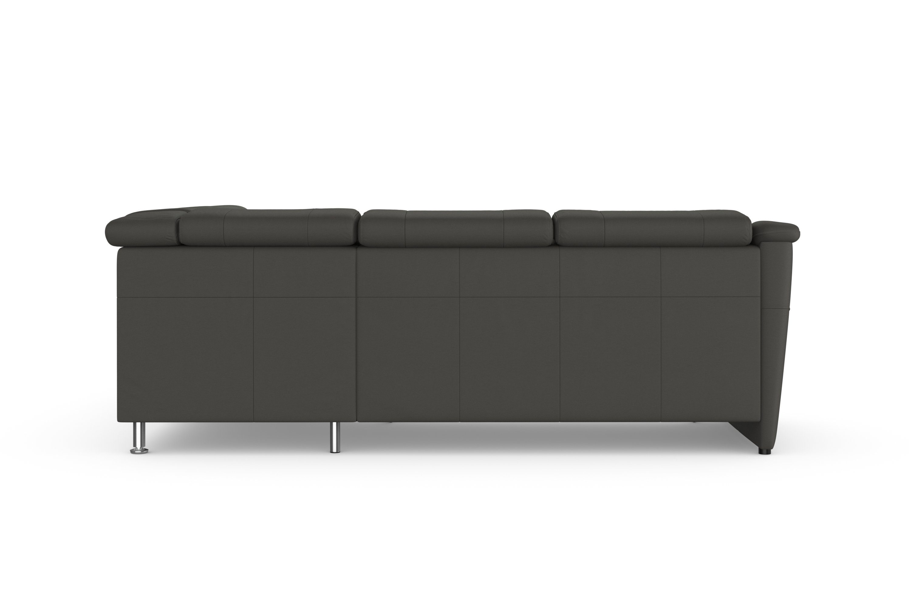 sit&more Hoekbank Freetown L-vorm met verstelbare hoofdsteun en comfortabele binnenvering