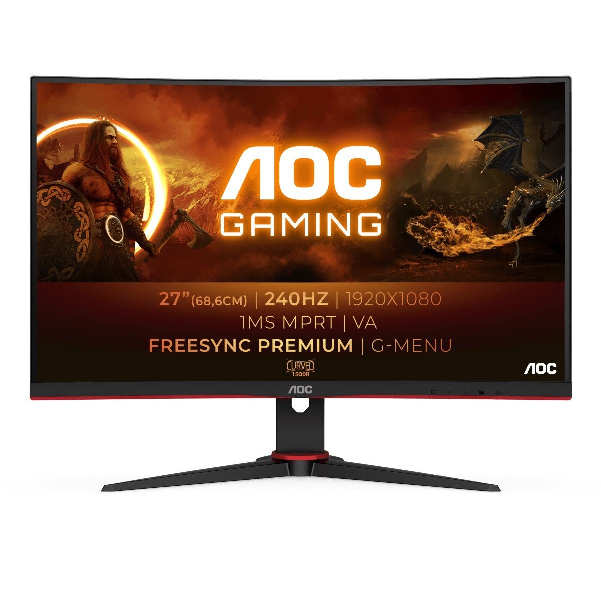 AOC Gaming-monitor C27G2ZE/BK, 69 cm / 27", Full HD