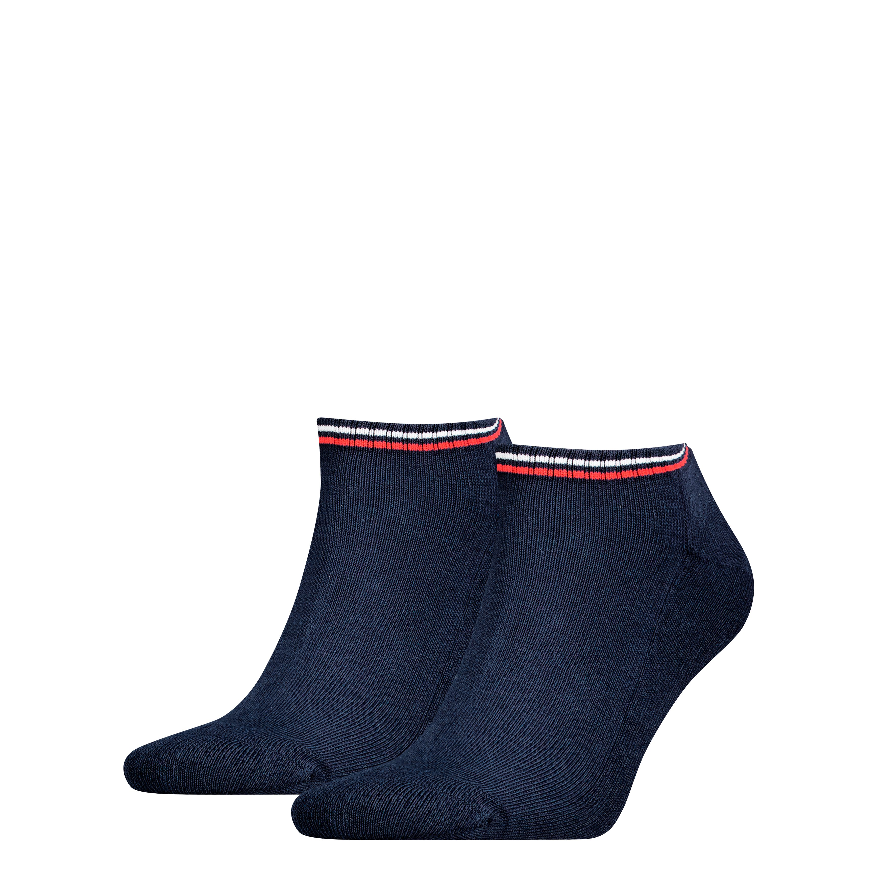 Tommy Hilfiger Sneakersokken TH UNI TJ SNEAKER 2P ICONIC (2 paar) unisex sokken maat 39-42 blauw