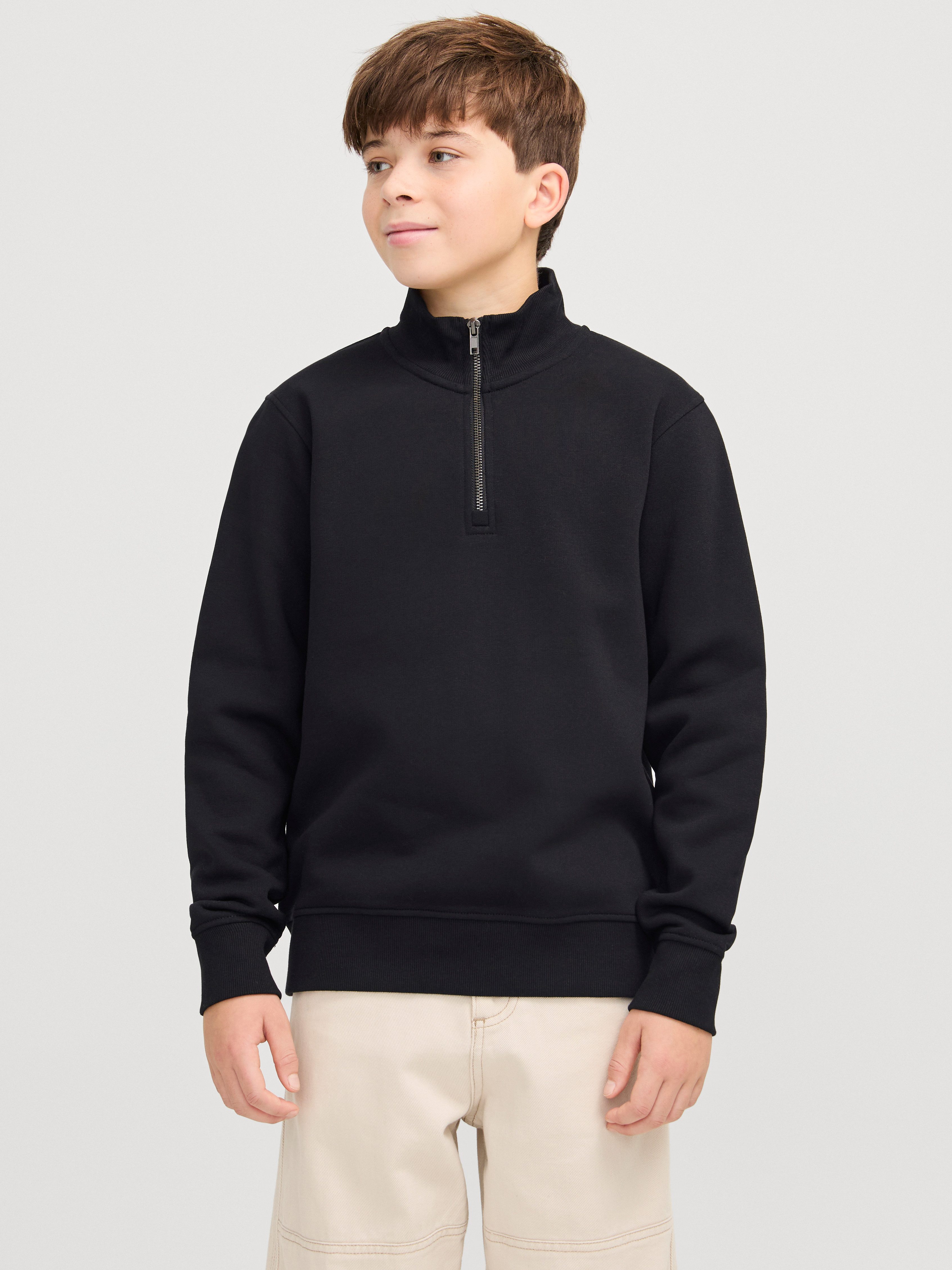 Jack & Jones Junior Sweater JJEBRADLEY SWEAT HALF ZIP NOOS JNR