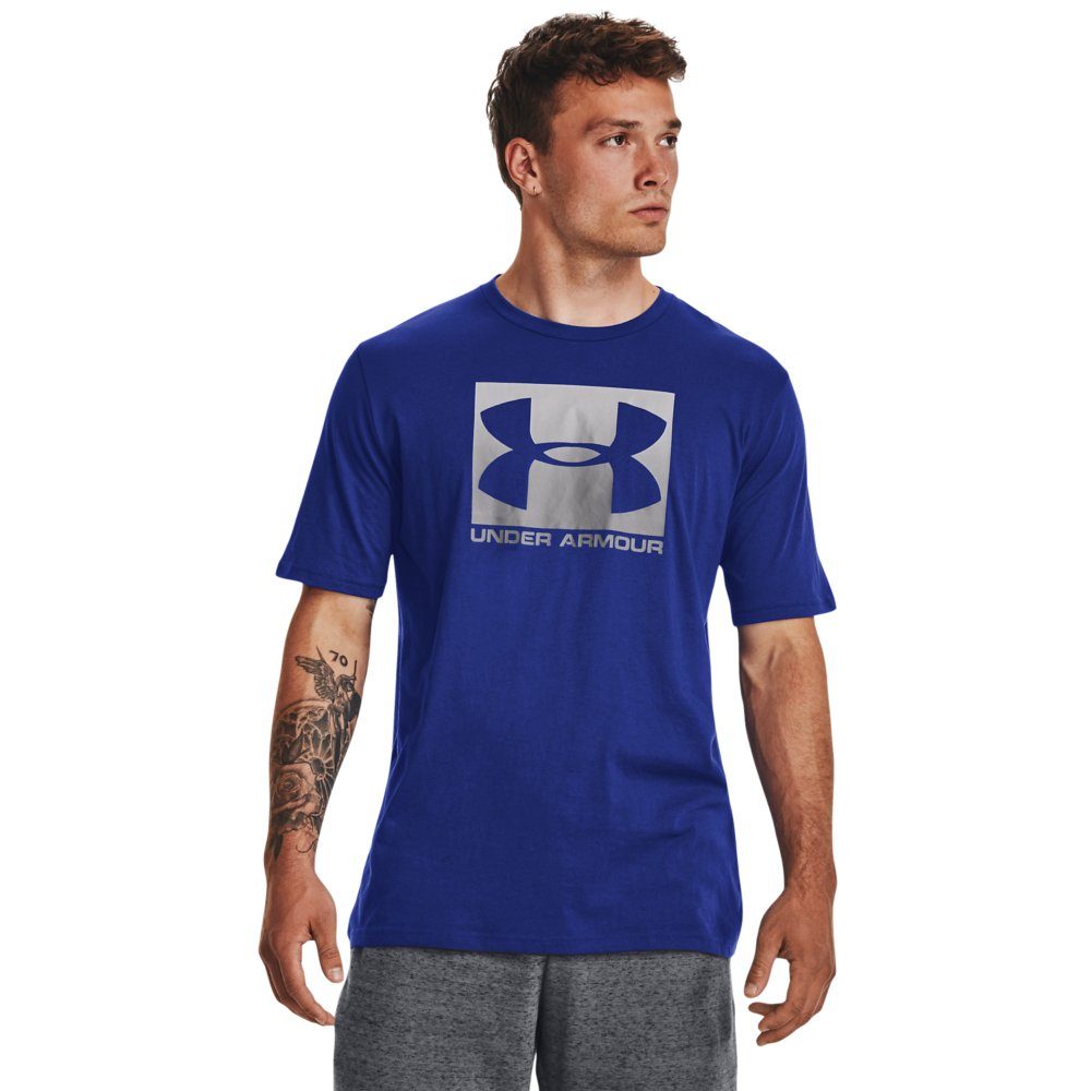 Under Armour T-shirt UA BOXED SPORTSTYLE SHORT SLEEVE heren t-shirts maat XS blauw