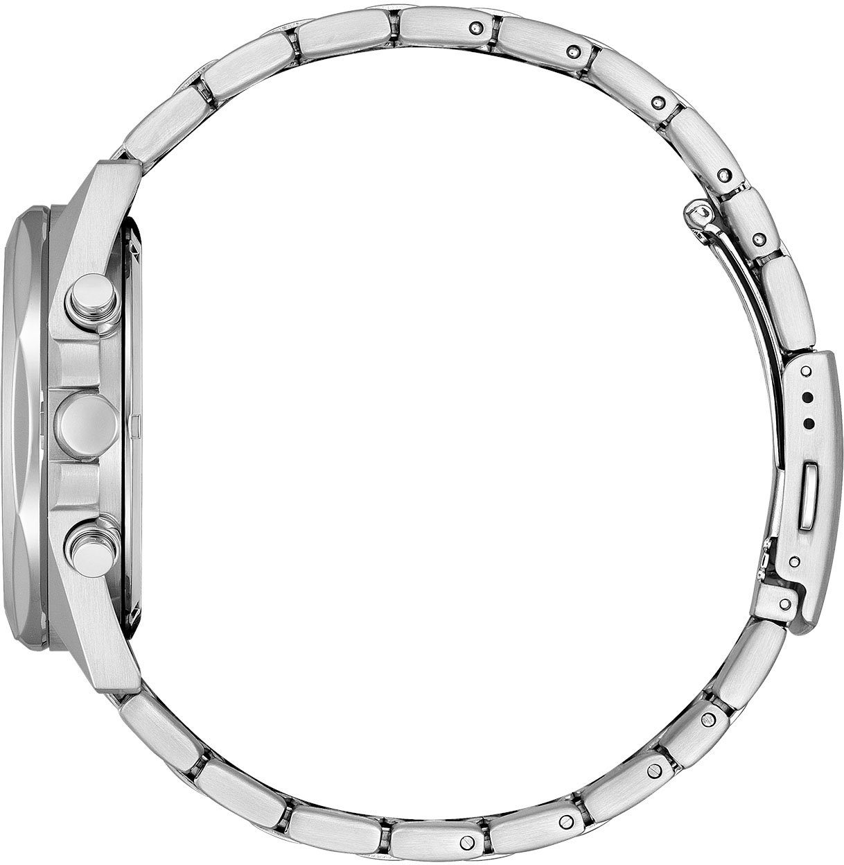 Citizen Chronograaf CA4593-15A Polshorloge, herenhorloge, solar, stopwatchfunctie, leren band