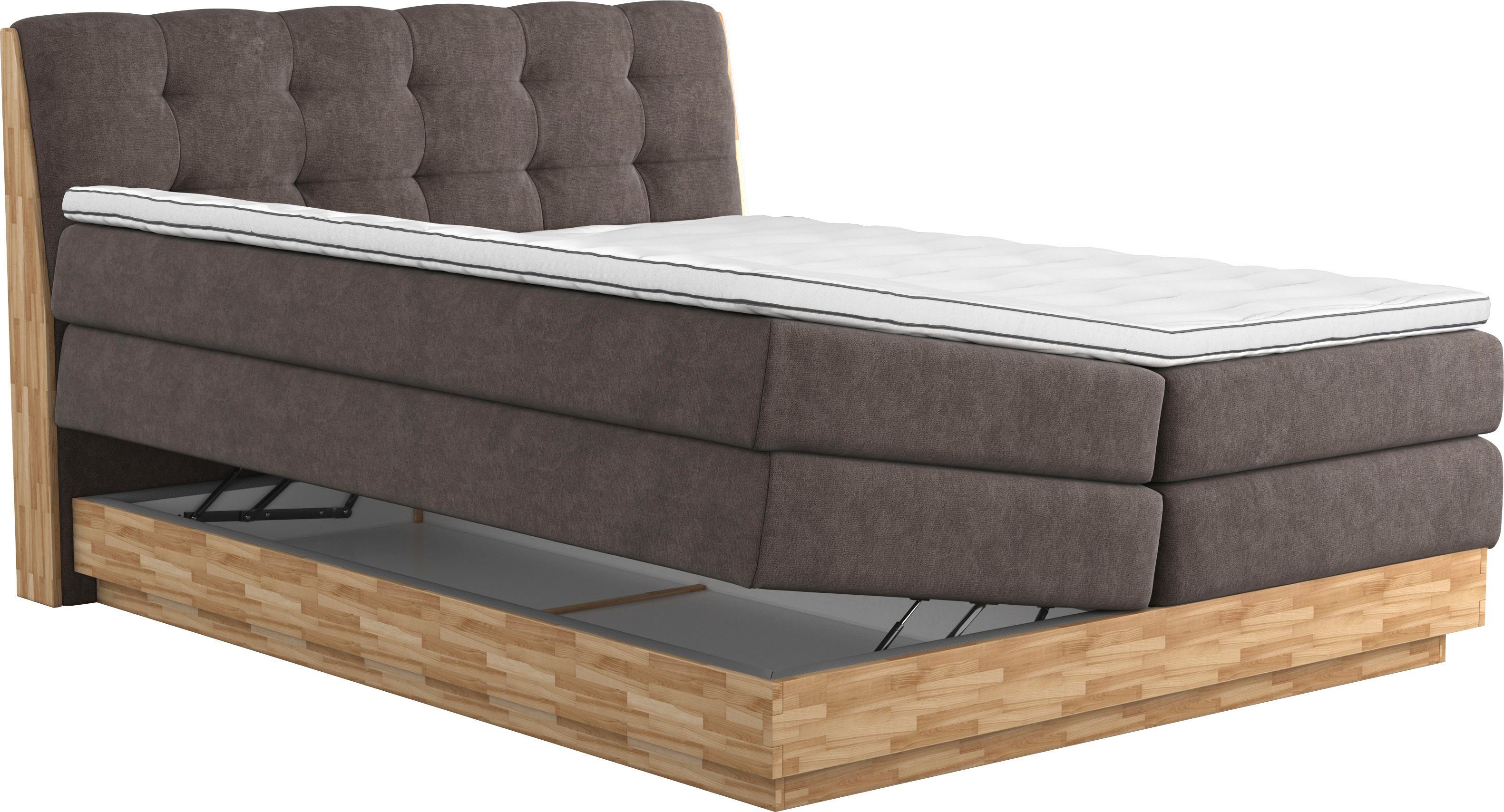 Home affaire Boxspring Naome Boxspring bed, inclusief matrastopper