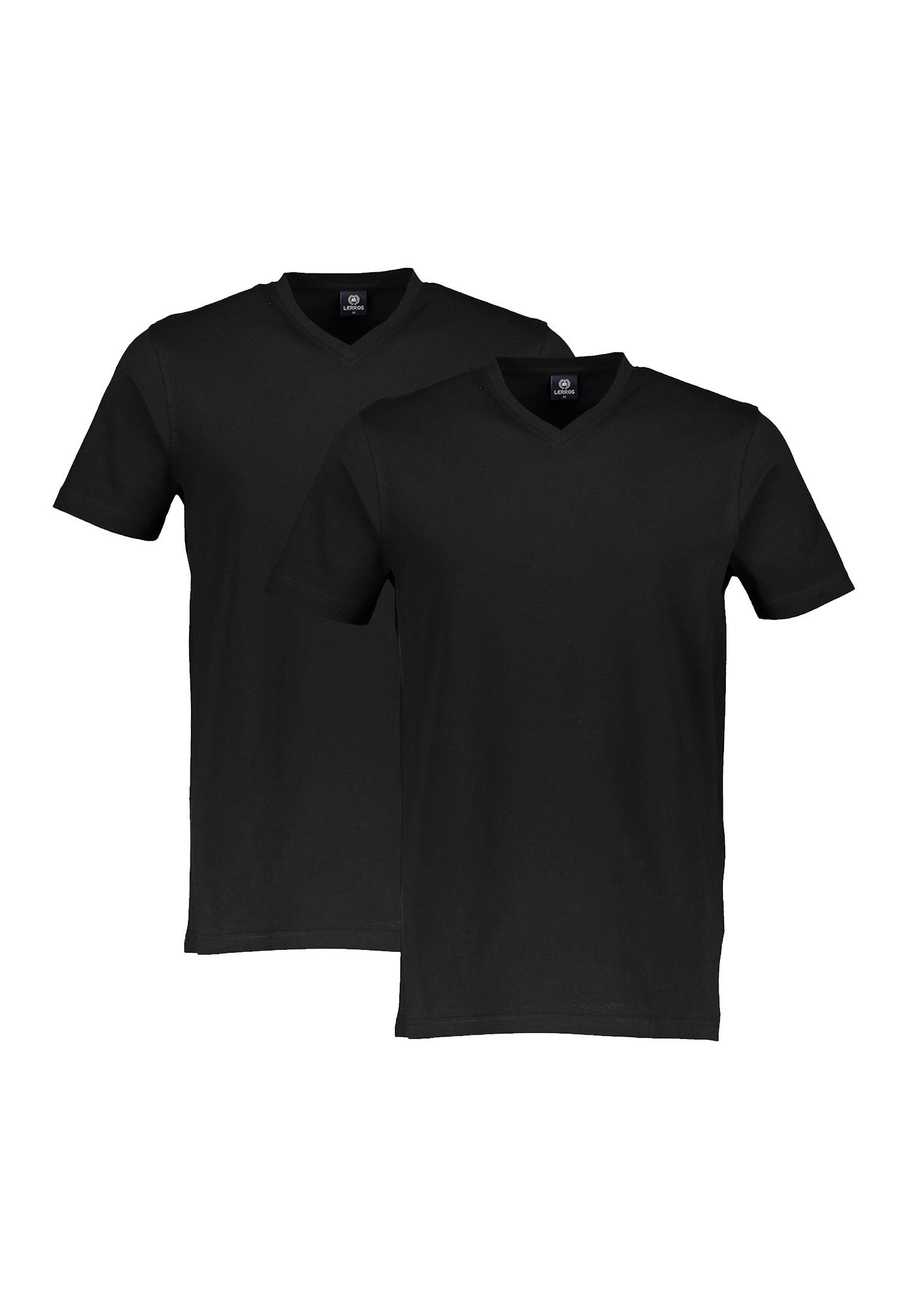 Lerros T-shirt LERROS V-hals dubbelpack T-shirt in premium katoenkwaliteit