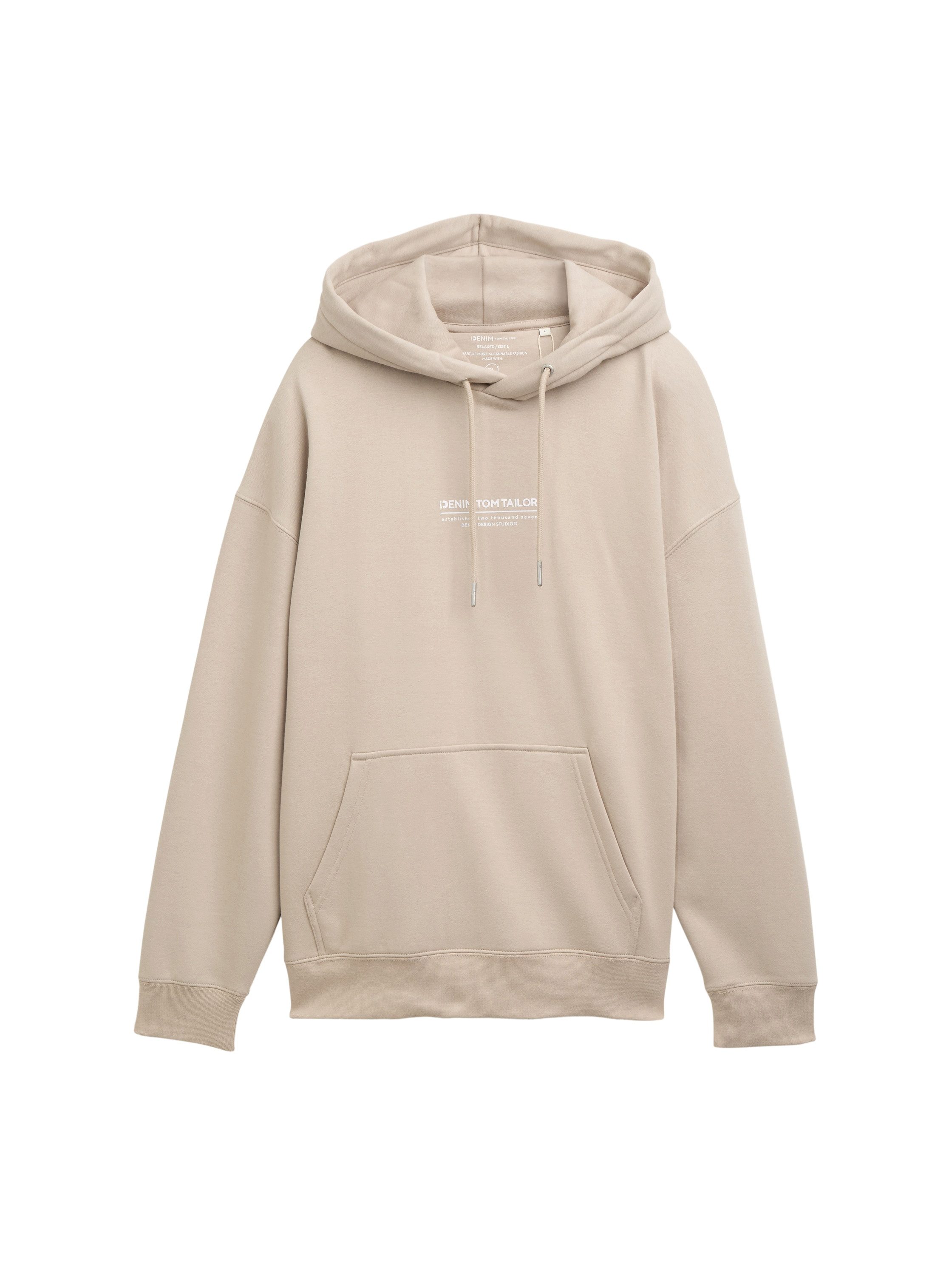Tom Tailor Denim Hoodie met logoprint