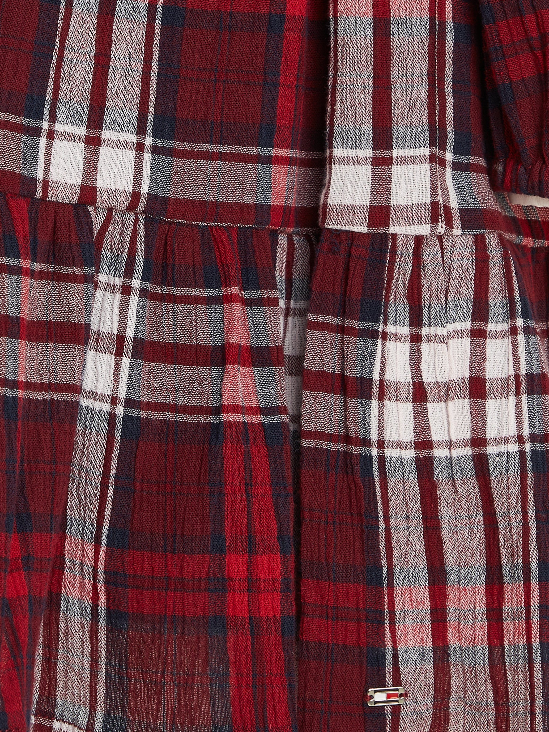 Tommy Hilfiger Jurk in a-lijn TOMMY TARTAN DRESS