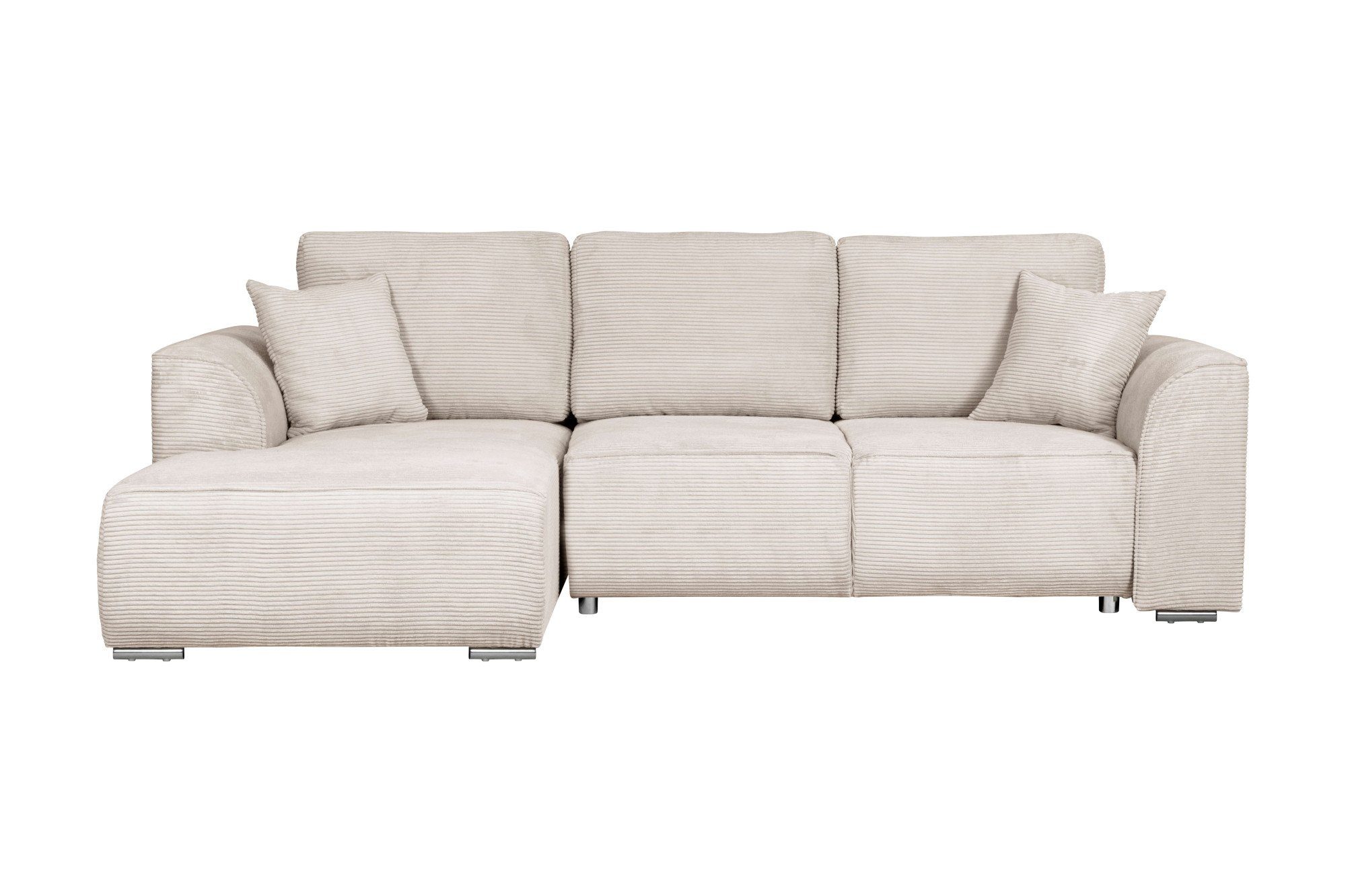 INOSIGN Hoekbank BEATRICE optionele slaapbank met bedlade, B/D/H: 265/170/86 cm
