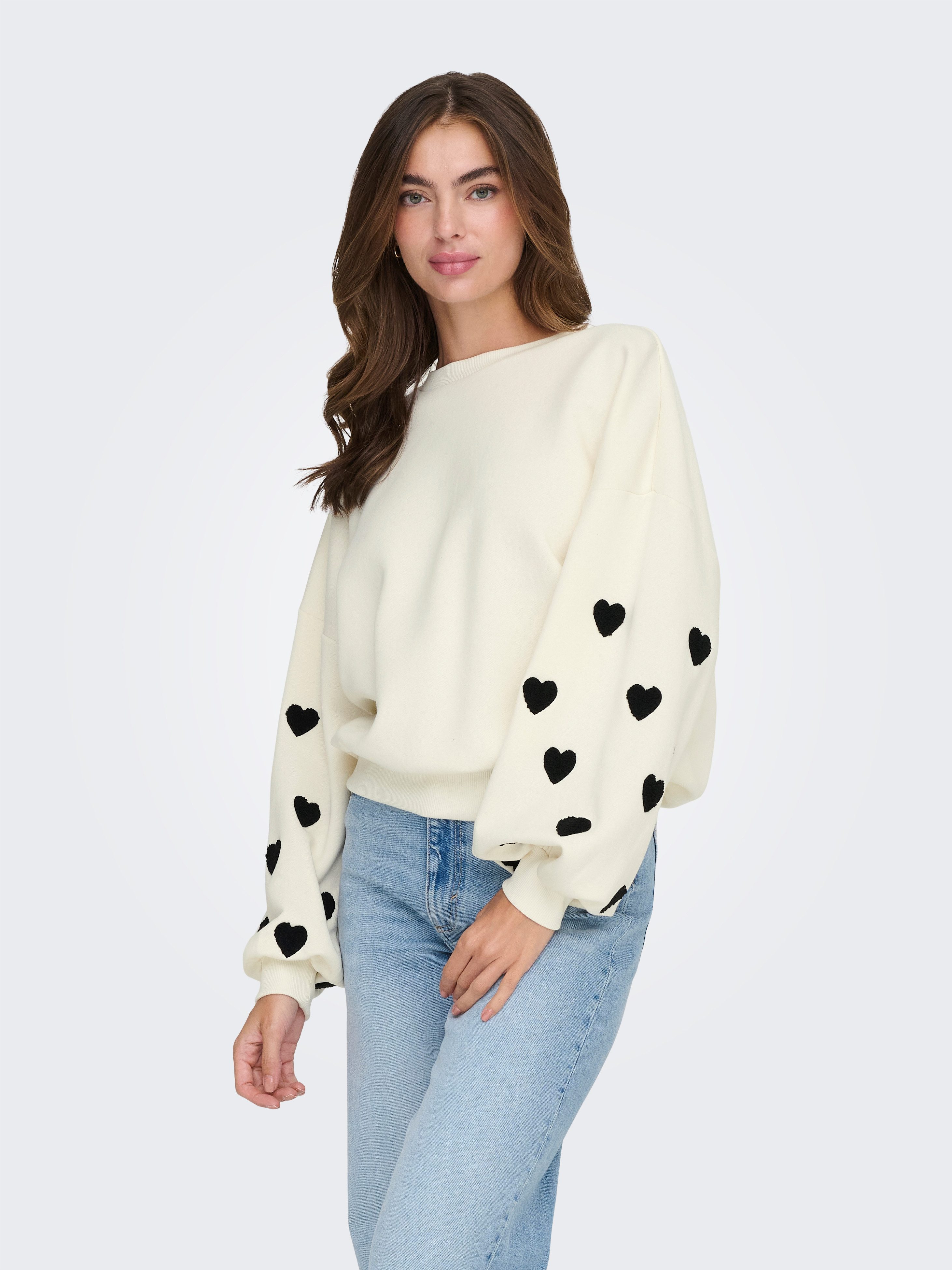 Only Sweatshirt ONLMACY L/S O-NECK BOX CC SWT