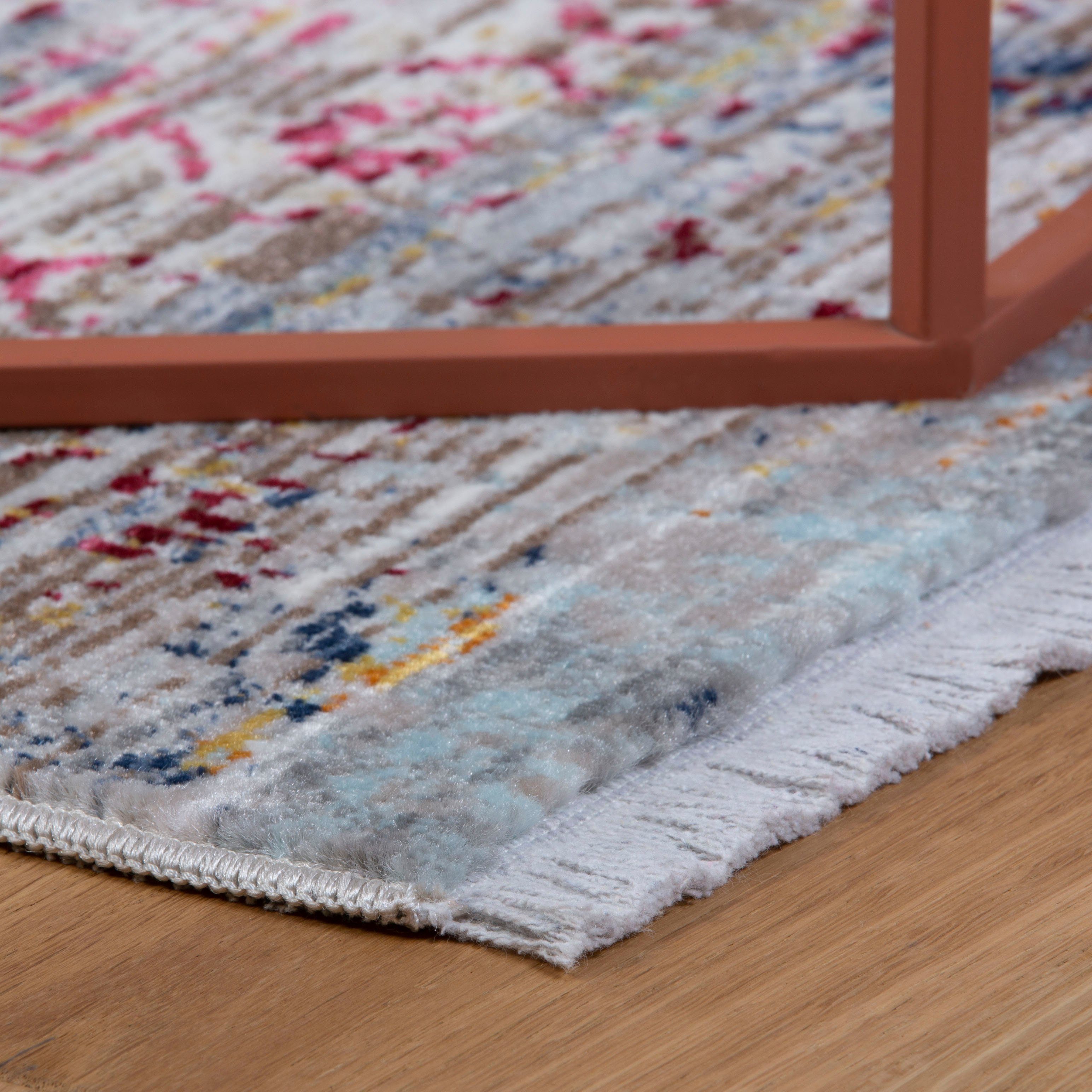 Obsession Vloerkleed My Inca 356 Korte pool, modern design, met franje