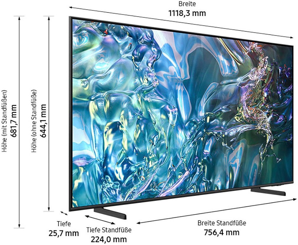 Samsung QLED-TV GQ50Q60DAU, 125 cm / 50", 4K Ultra HD, Smart TV
