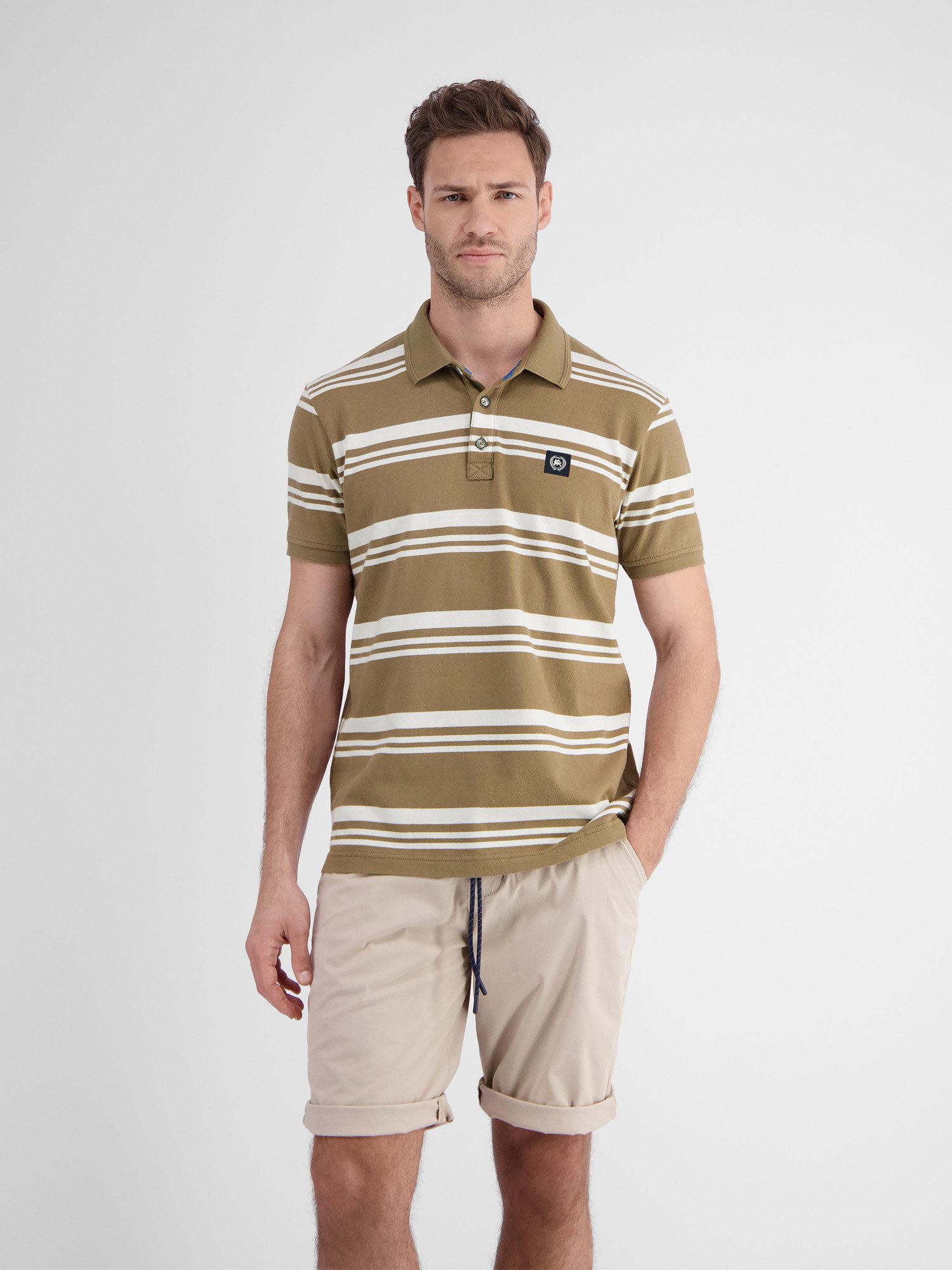 Lerros Poloshirt LERROS gestreept poloshirt voor heren